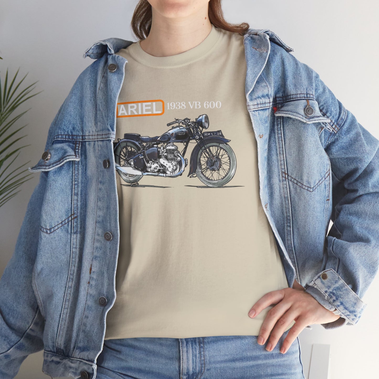Ariel VB 1938 Vintage Motorcycle T-Shirt - Legendary Style for Riders