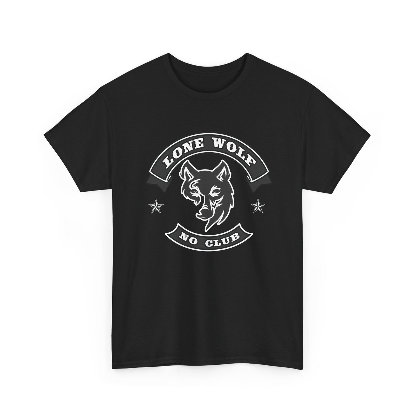 Lone Wolf Tee Shirt - Gildan® 5000 Heavy Cotton™, Classic Fit for the Independent Rider