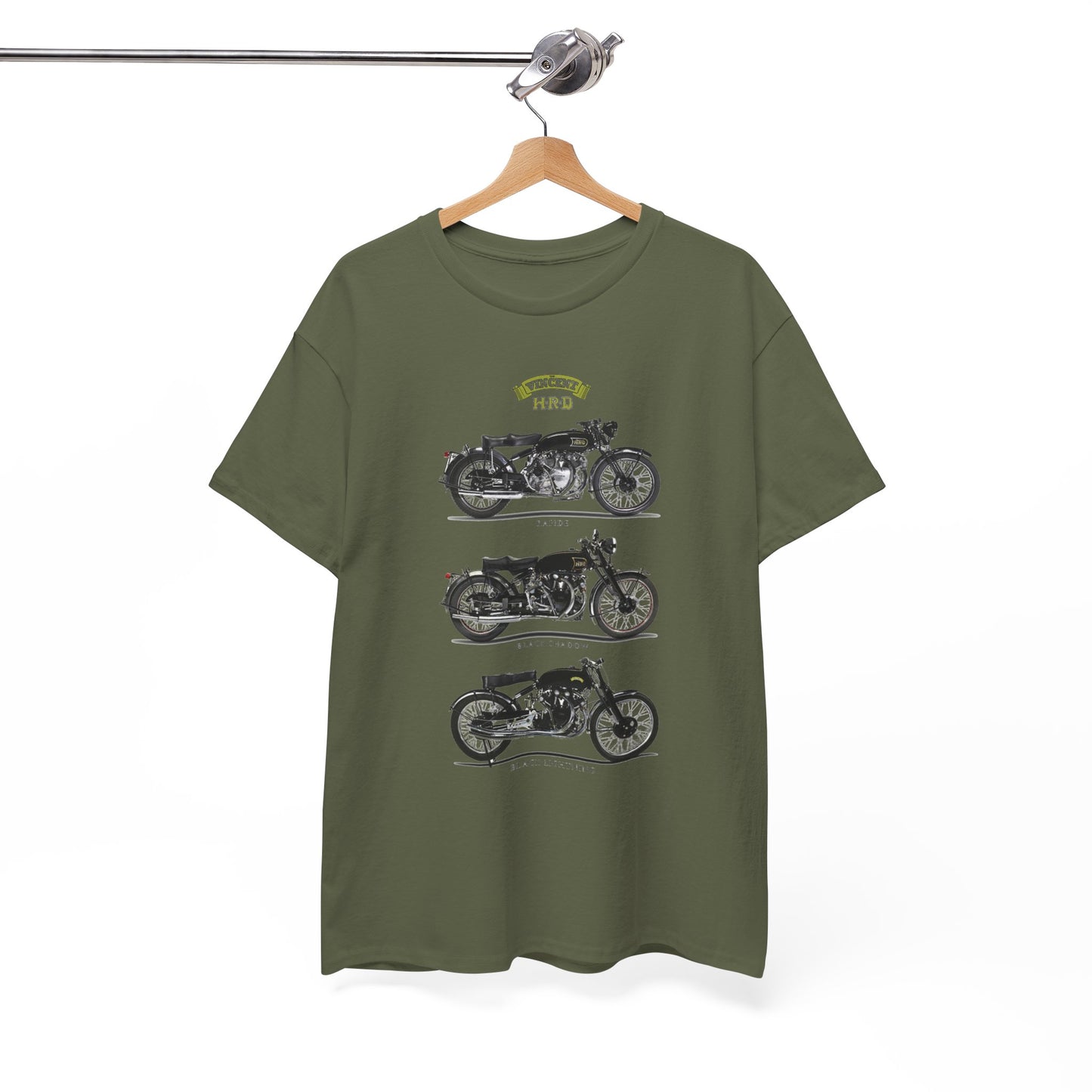 Elevate Your Style with Vincent HRD Vintage Poster Tee with Gildan® 5000's Classic Fit