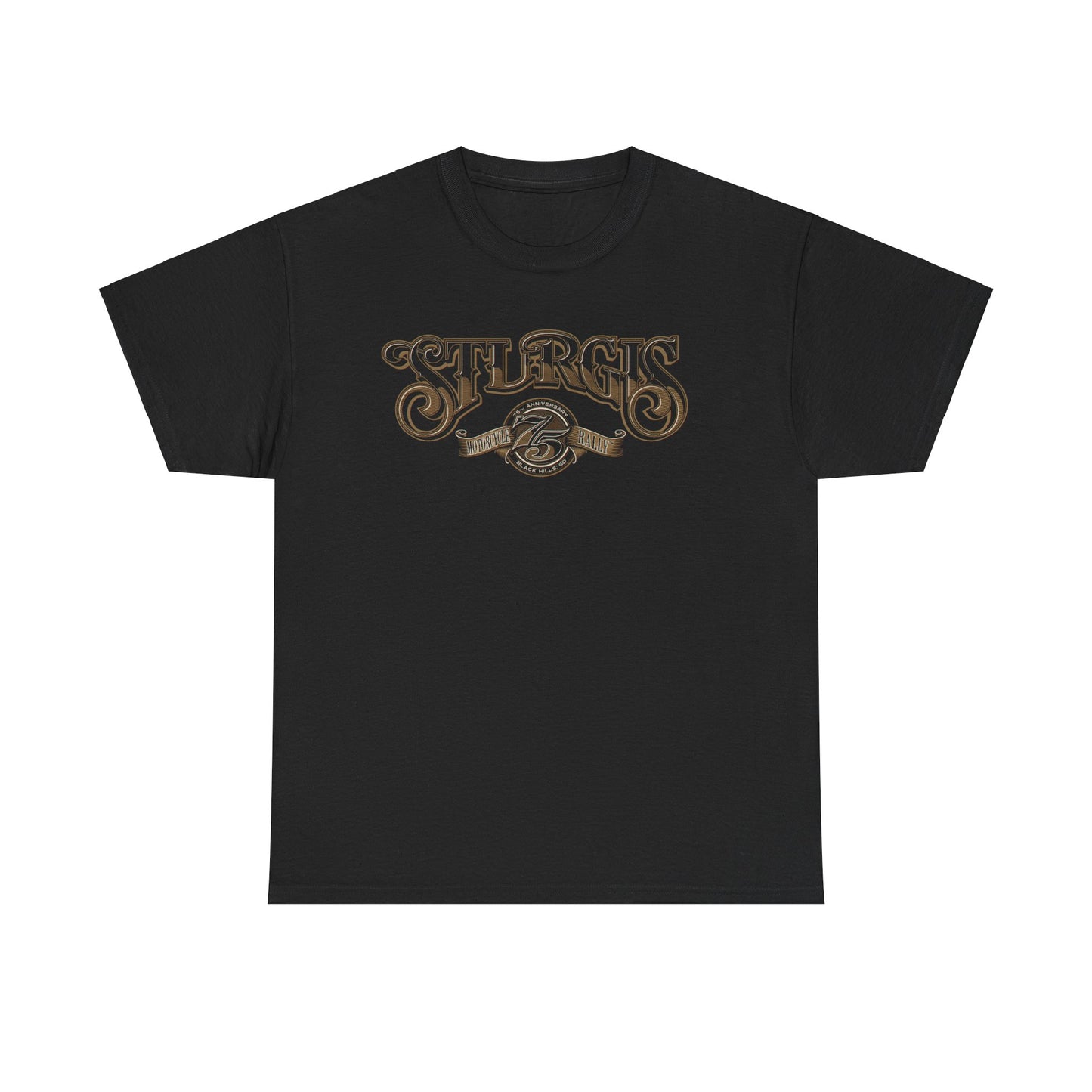 Sturgis 75th Tee - Gildan® 5000 Heavy Cotton™, Classic Midweight Fabric