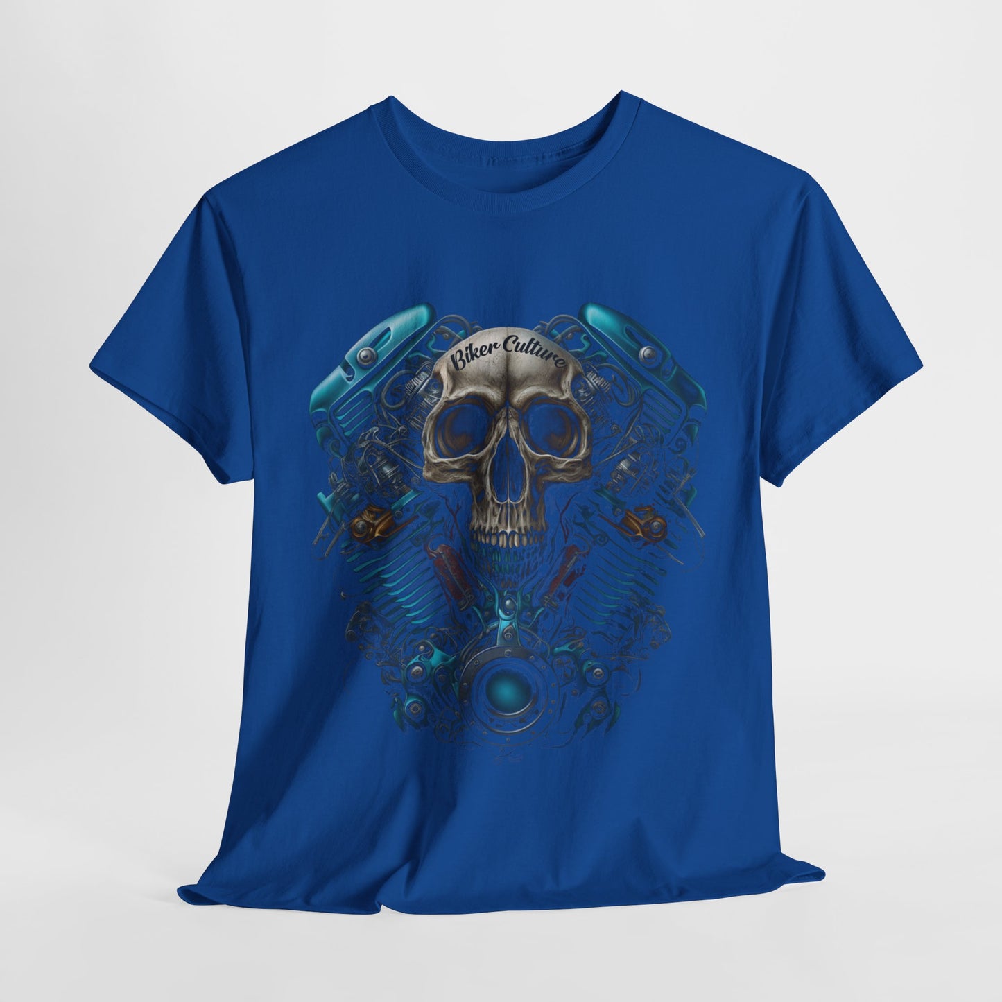 Biker Culture V-Twin Graphic Tee - Made with Midweight Fabric and Classic Fit