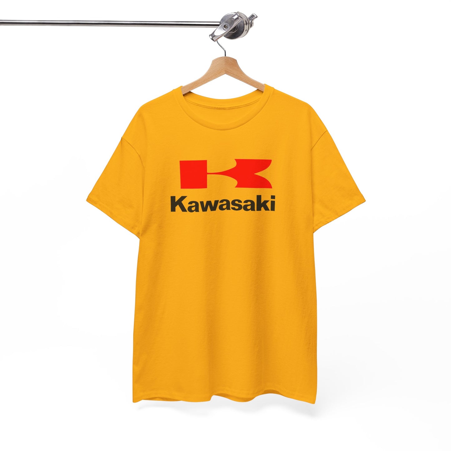 Ride in Style: Kawasaki Logo T-Shirt on Gildan® 5000 Heavy Cotton™