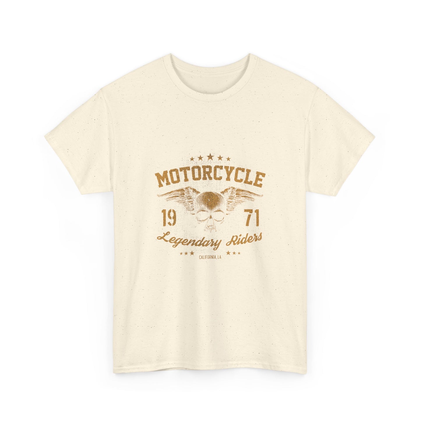 Classic Biker Vibes: Gildan® Heavy Cotton Motorcycle Legend 1971 Shirt