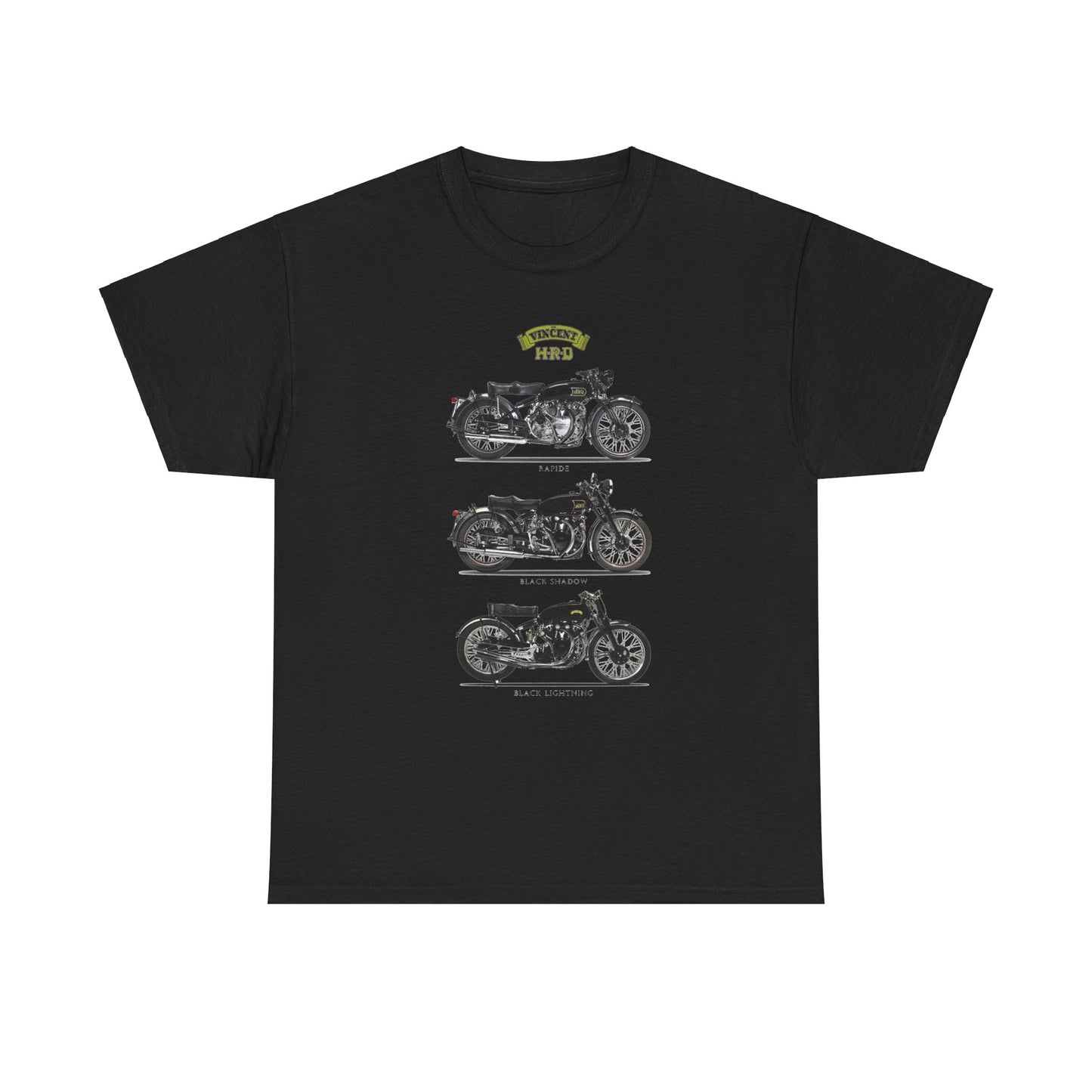 Elevate Your Style with Vincent HRD Vintage Poster Tee with Gildan® 5000's Classic Fit