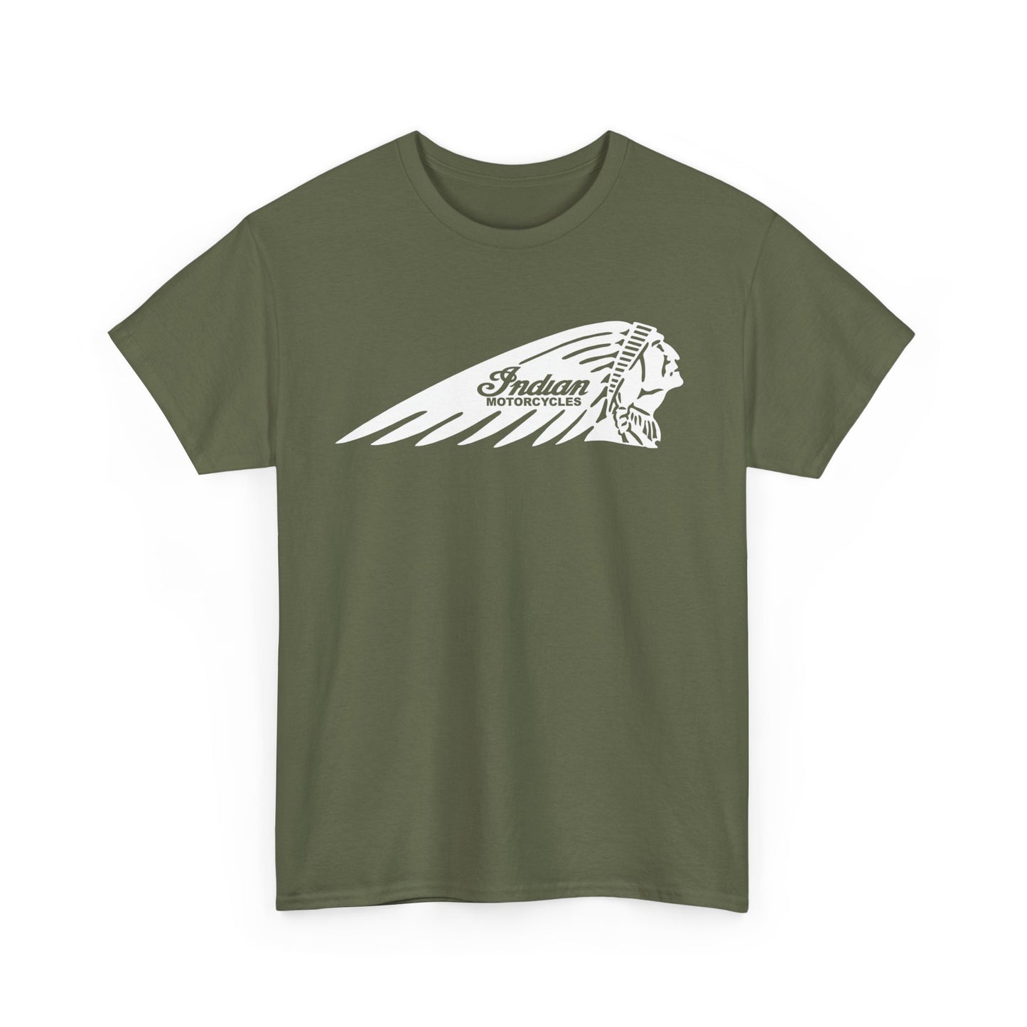 Indian Motorcycles Shirt | Gildan® 5000 Heavy Cotton™, Stylish Comfort for Bikers
