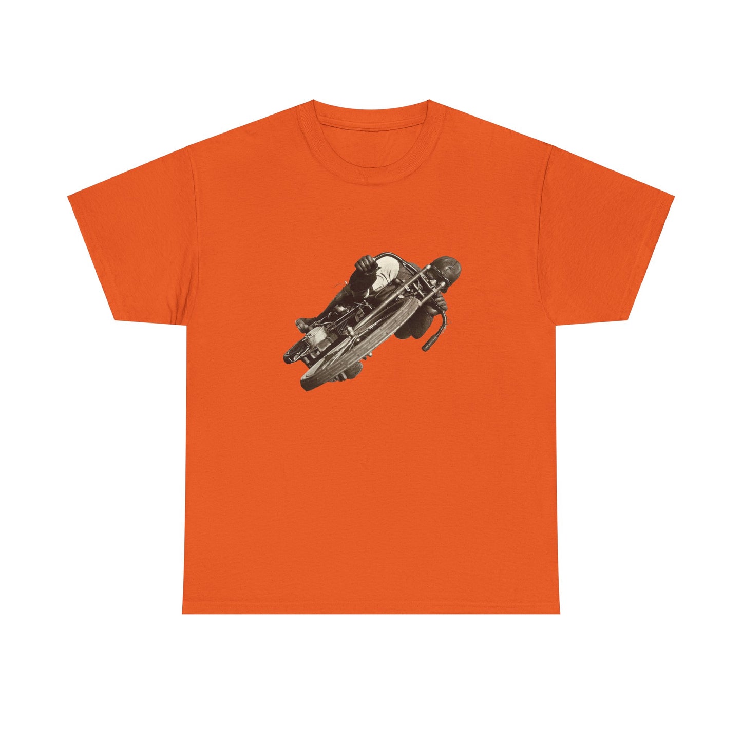 Stay Timeless with Leaning Hard Vintage Biker T-Shirt on Gildan 5000