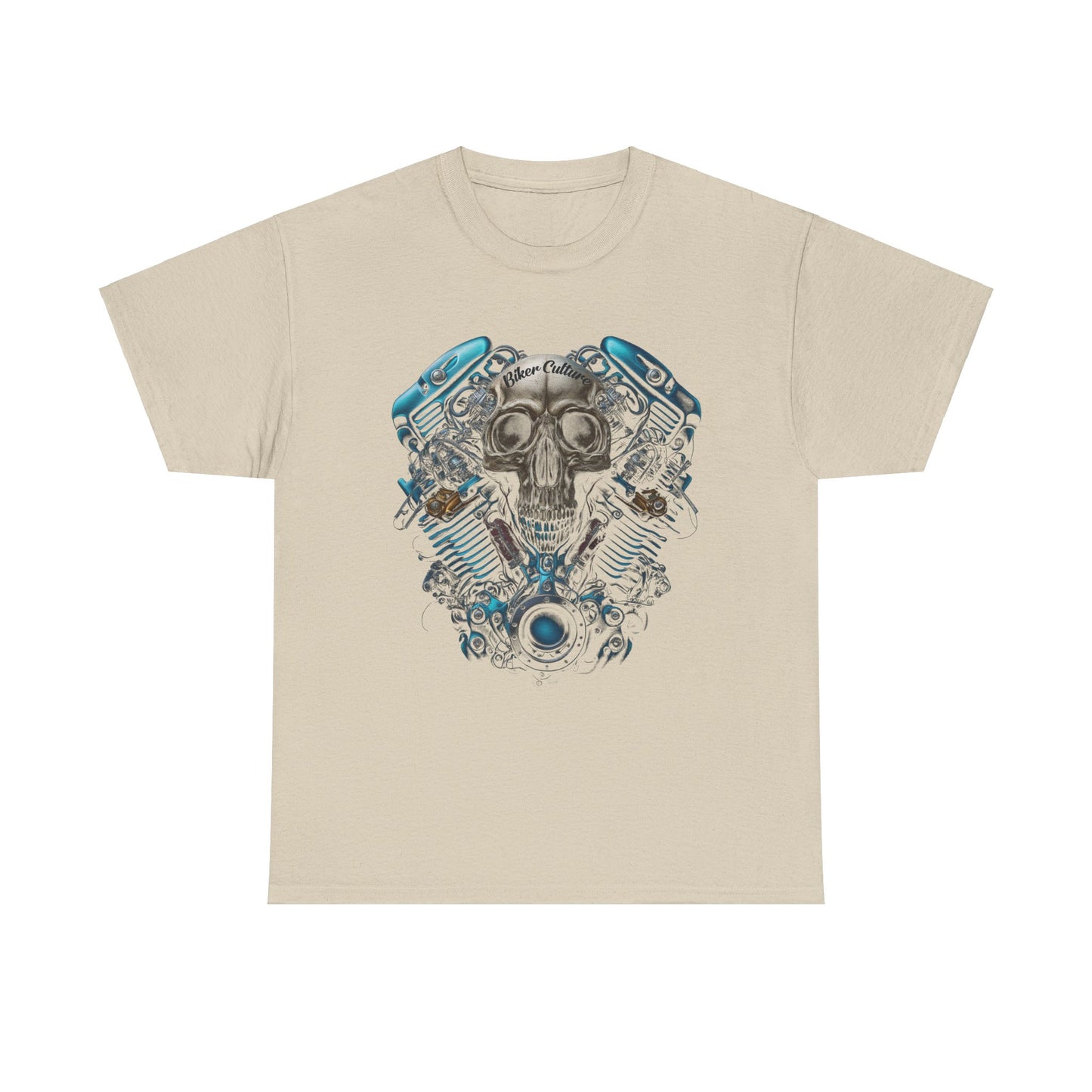 Biker Culture V-Twin Graphic Tee - Made with Midweight Fabric and Classic Fit
