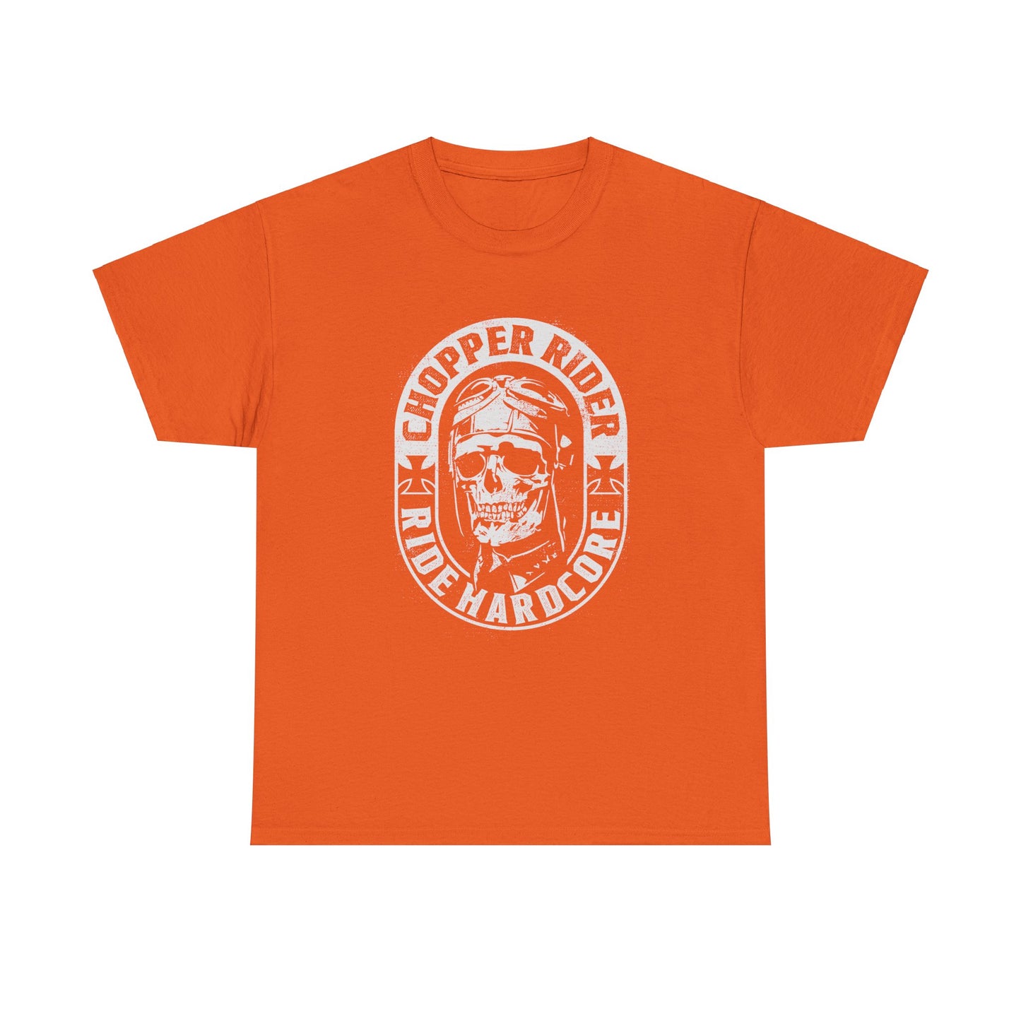 Chopper Rider Motorcycle Tee - Gildan® 5000 Heavy Cotton™, Durable Comfort for Every Ride