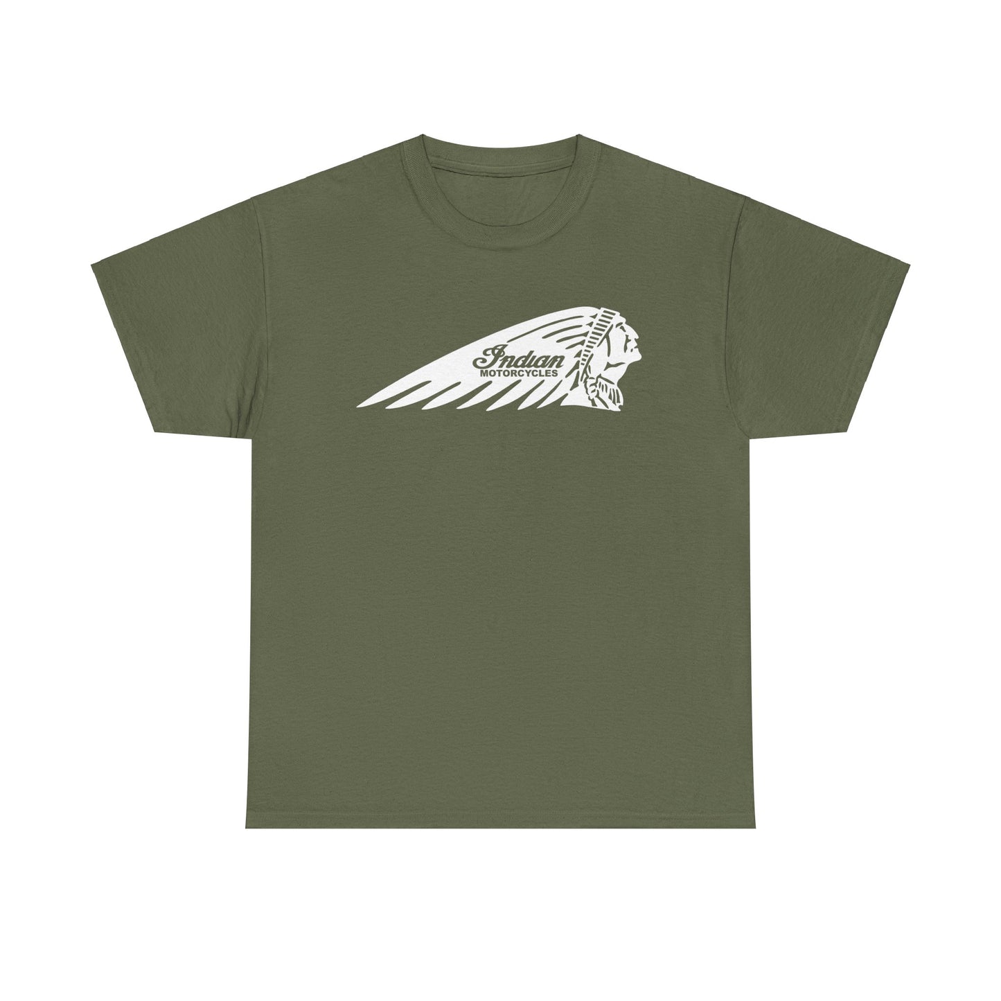 Indian Motorcycles Shirt | Gildan® 5000 Heavy Cotton™, Stylish Comfort for Bikers