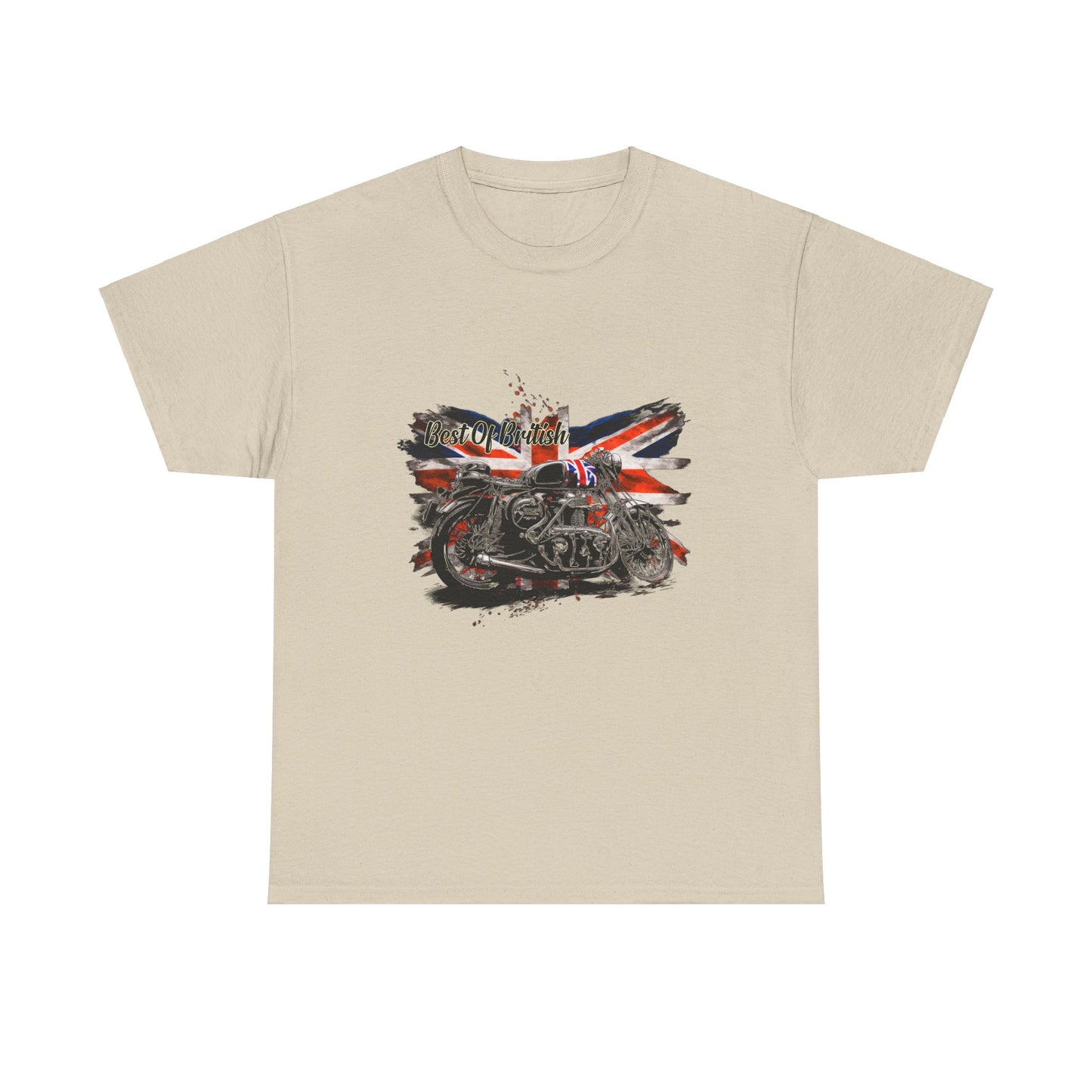 Classic Fit Best of British Biker Shirt - Double-Needle Hems