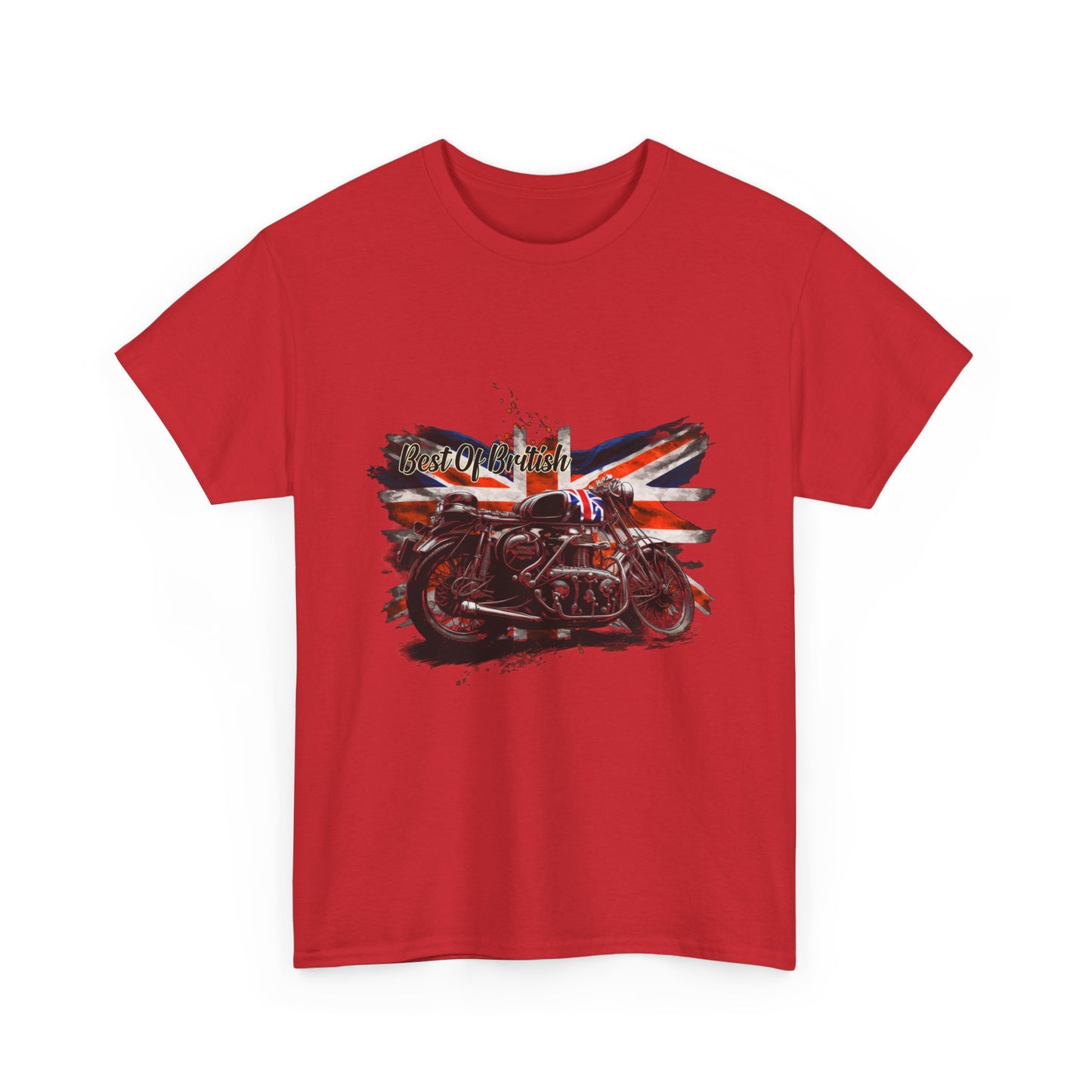 Classic Fit Best of British Biker Shirt - Double-Needle Hems