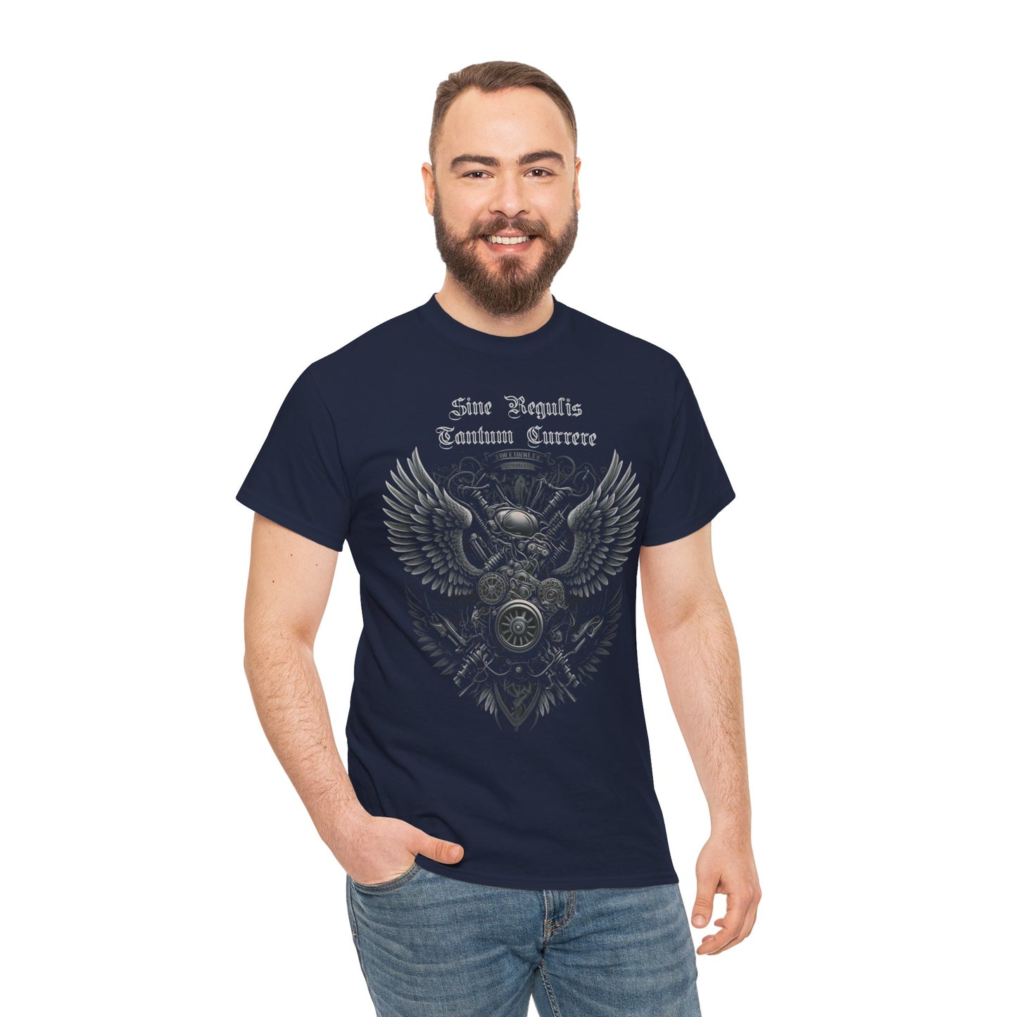 Experience Comfort and Style with the Sine Regulis, Tantum Currere No Rules, Just Ride Gildan® T-Shirt
