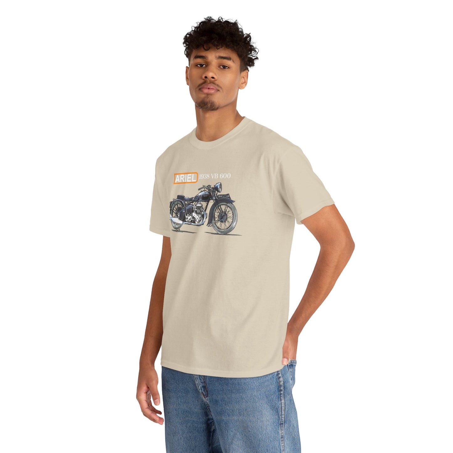 Ariel VB 1938 Vintage Motorcycle T-Shirt - Legendary Style for Riders
