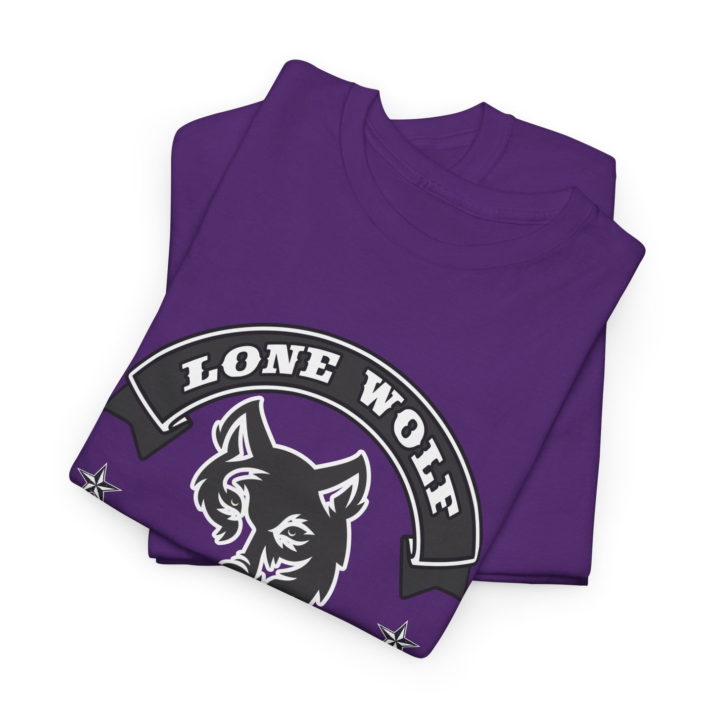 Lone Wolf Tee Shirt - Gildan® 5000 Heavy Cotton™, Classic Fit for the Independent Rider