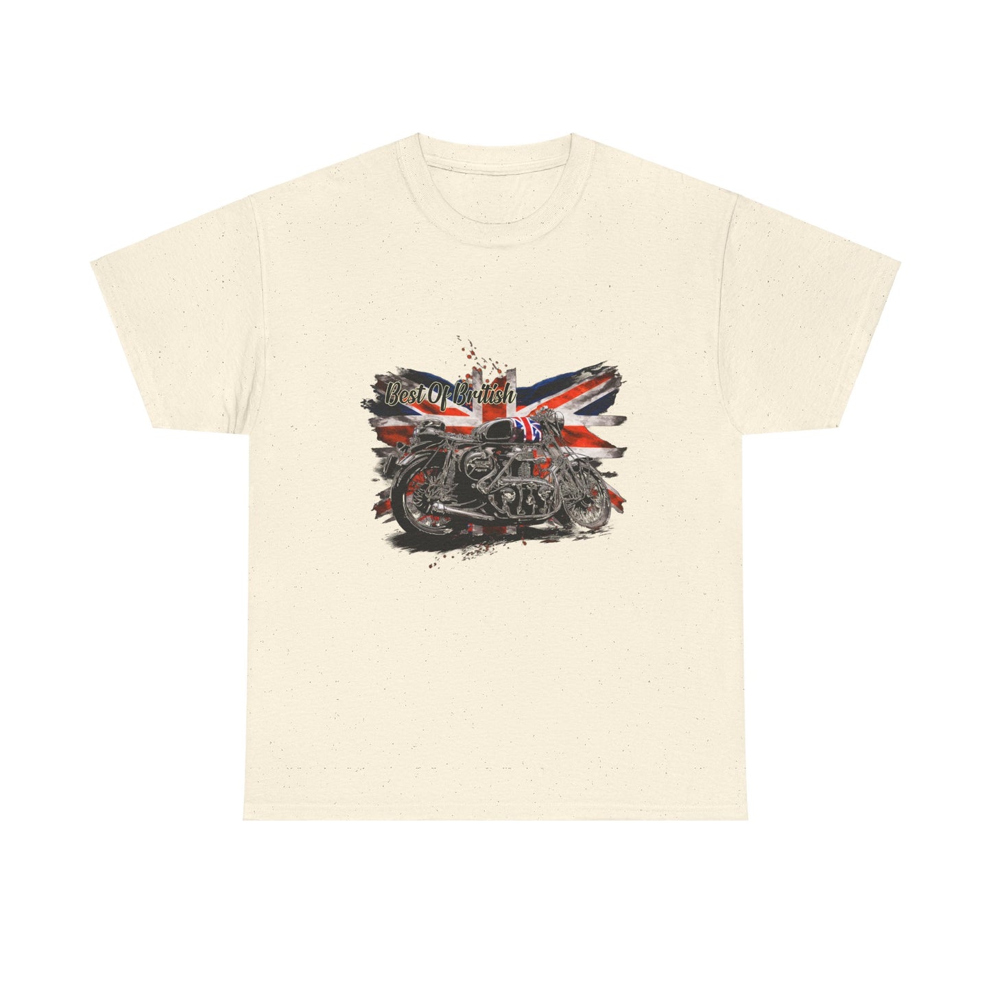 Classic Fit Best of British Biker Shirt - Double-Needle Hems
