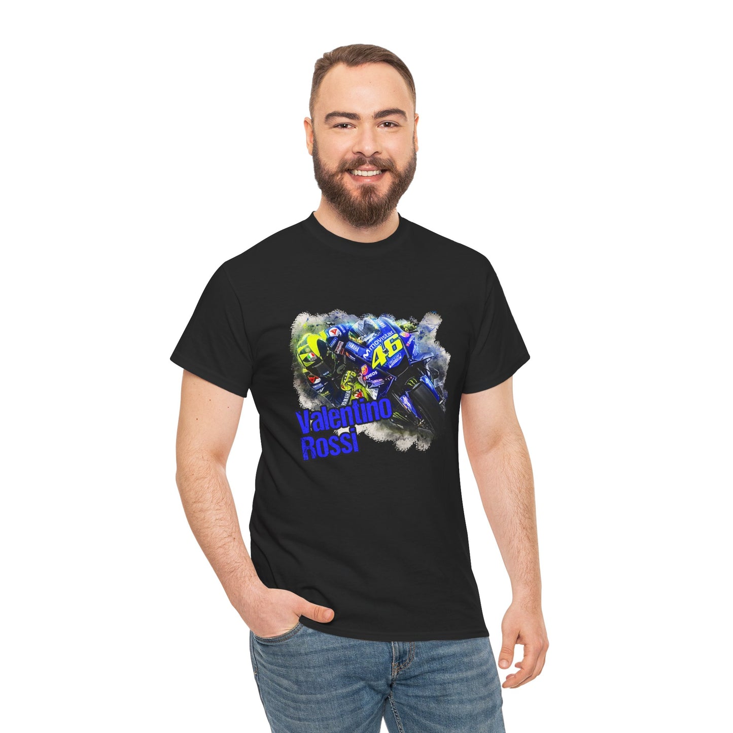 Valentino Rossi Motorcycle Legend Heavy Cotton Tee
