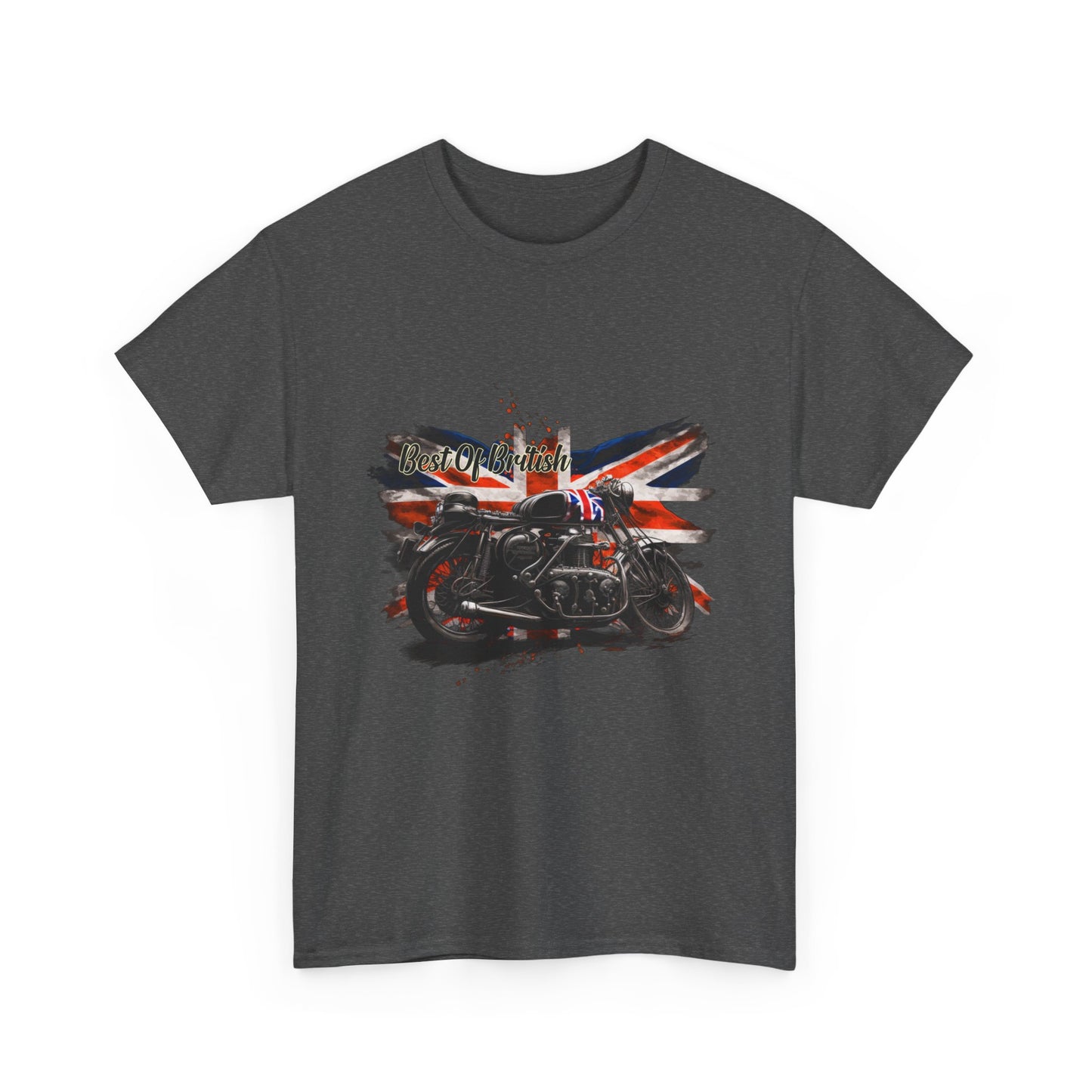 Classic Fit Best of British Biker Shirt - Double-Needle Hems