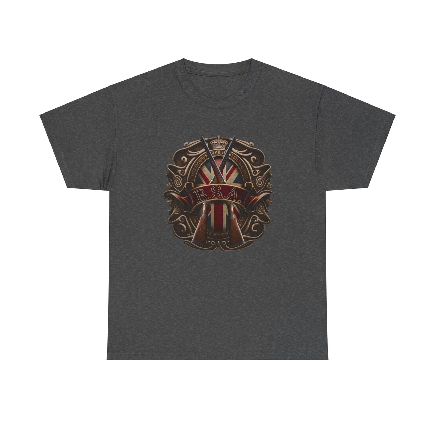 Classic BSA Motorcycles T-Shirt - Gildan® 5000 Heavy Cotton™, Perfect for Riders & Collectors