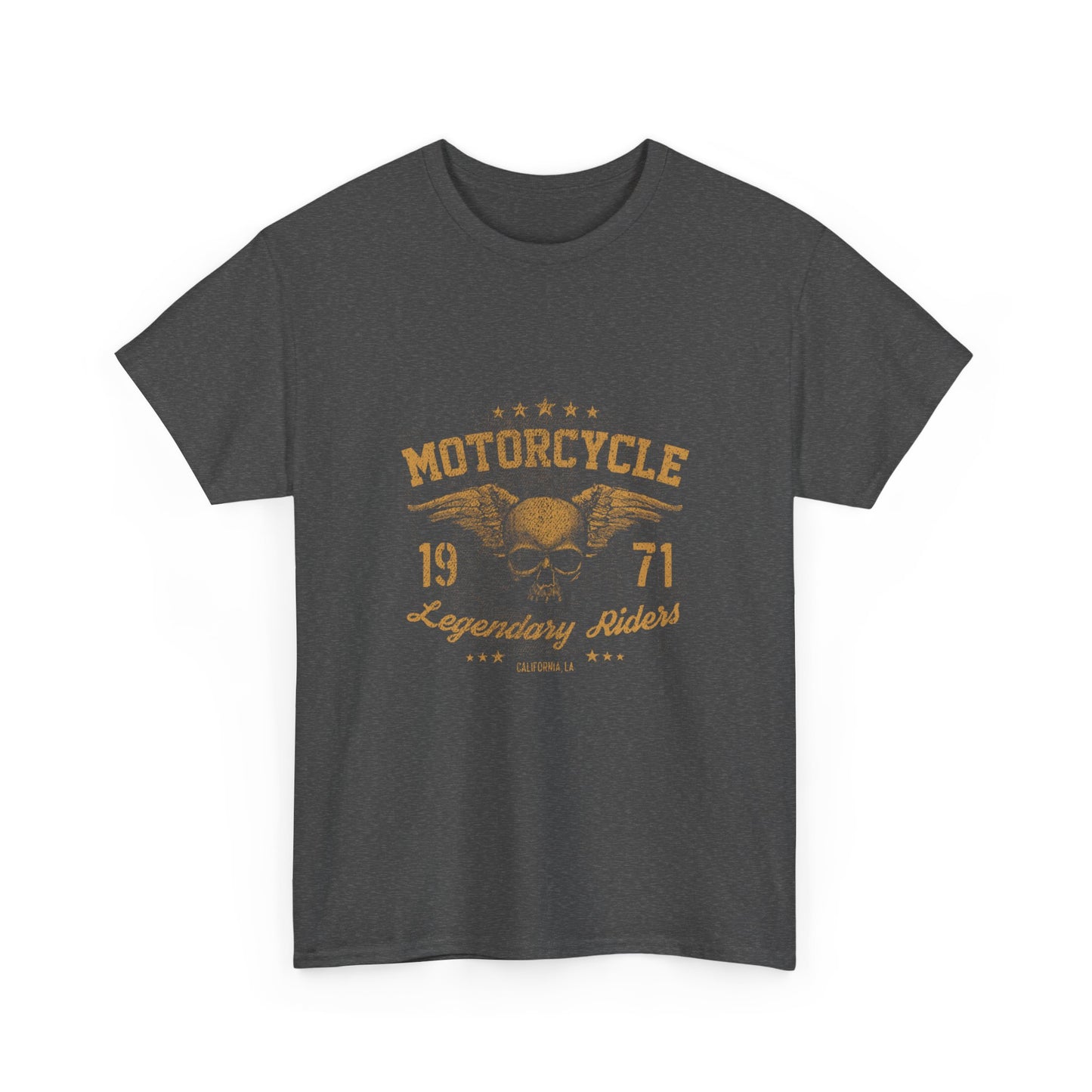 Classic Biker Vibes: Gildan® Heavy Cotton Motorcycle Legend 1971 Shirt