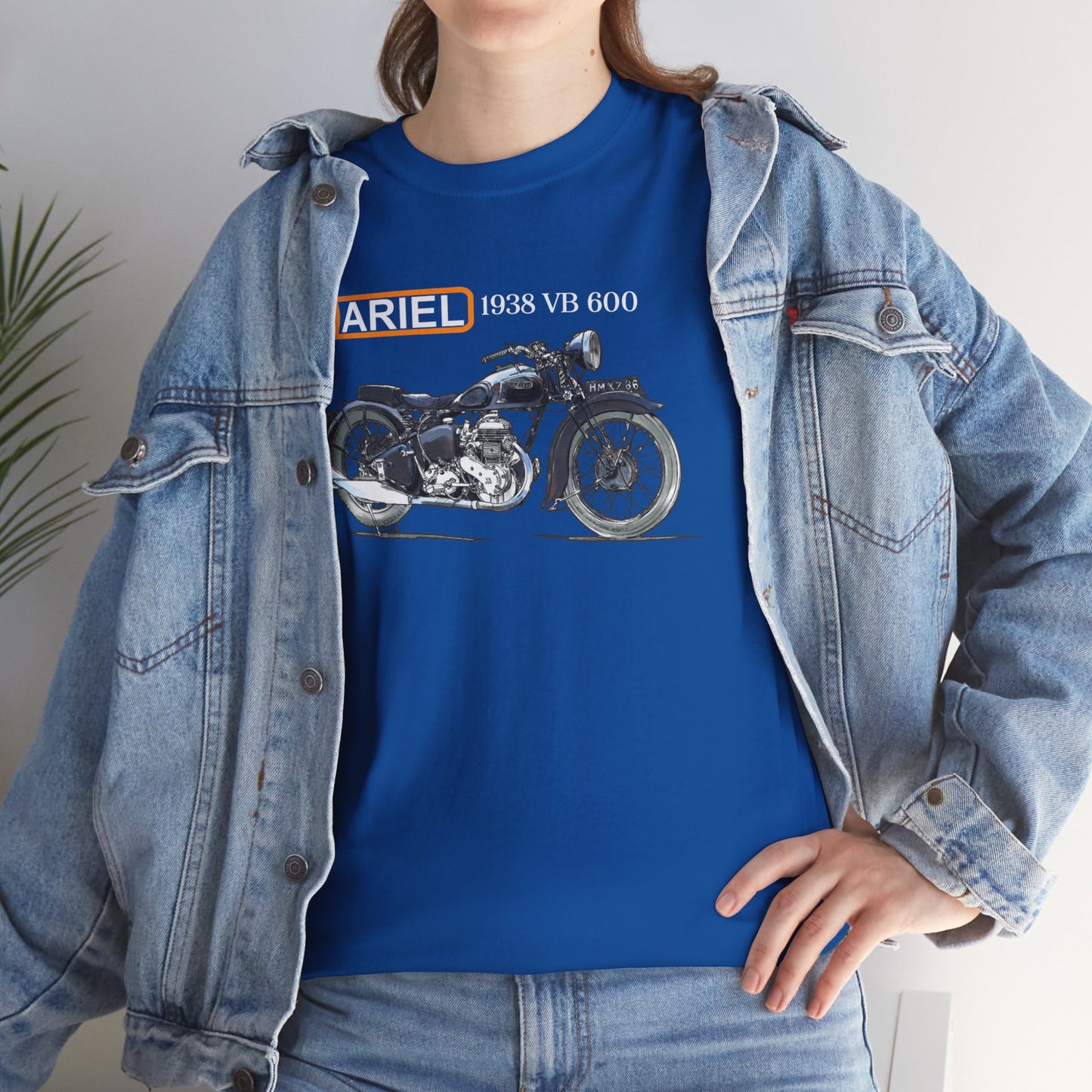 Ariel VB 1938 Vintage Motorcycle T-Shirt - Legendary Style for Riders