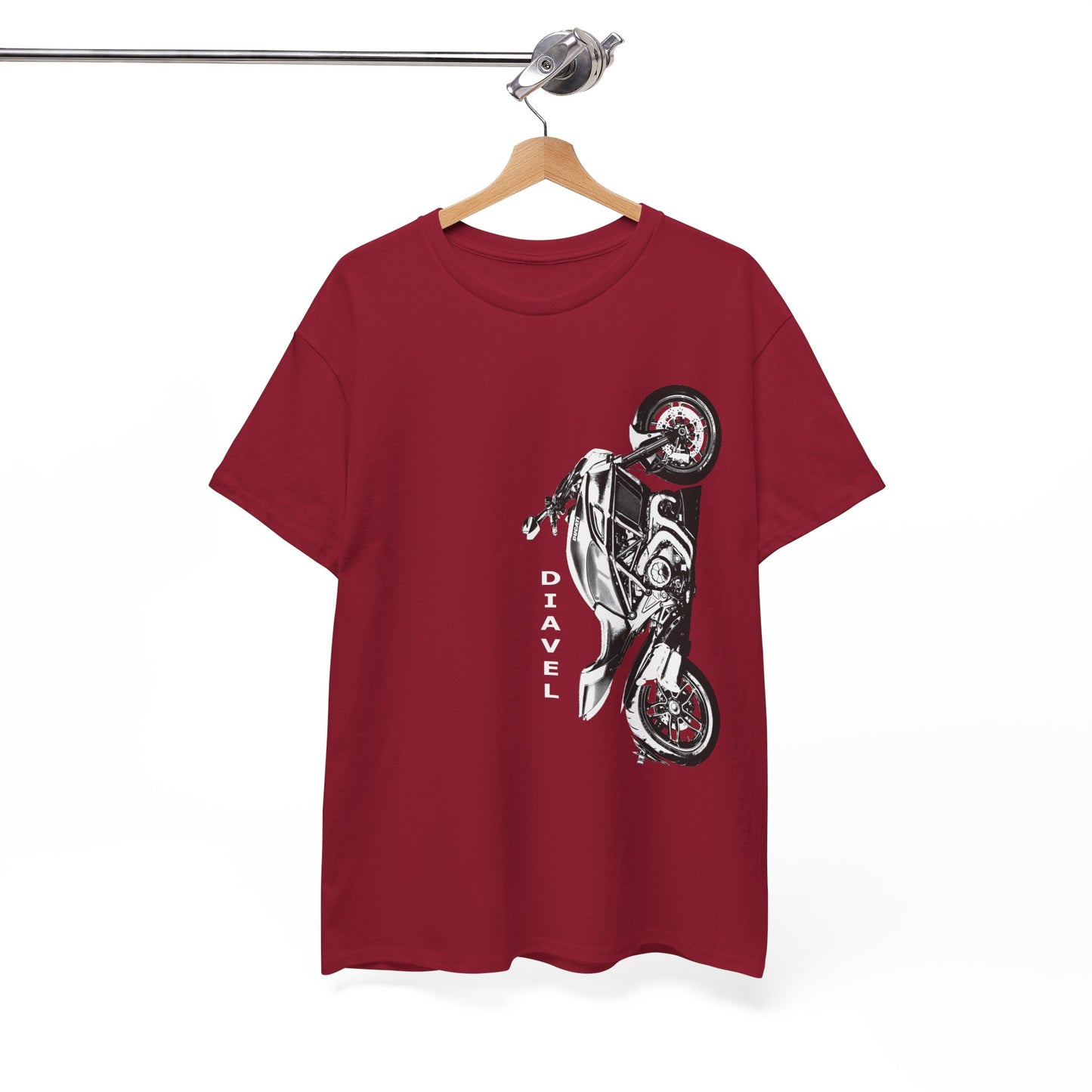 Ducati Diavel Biker T-Shirt | Gildan® 5000 Heavy Cotton™ - Rugged Style, Classic Fit for Motorcycle Lovers