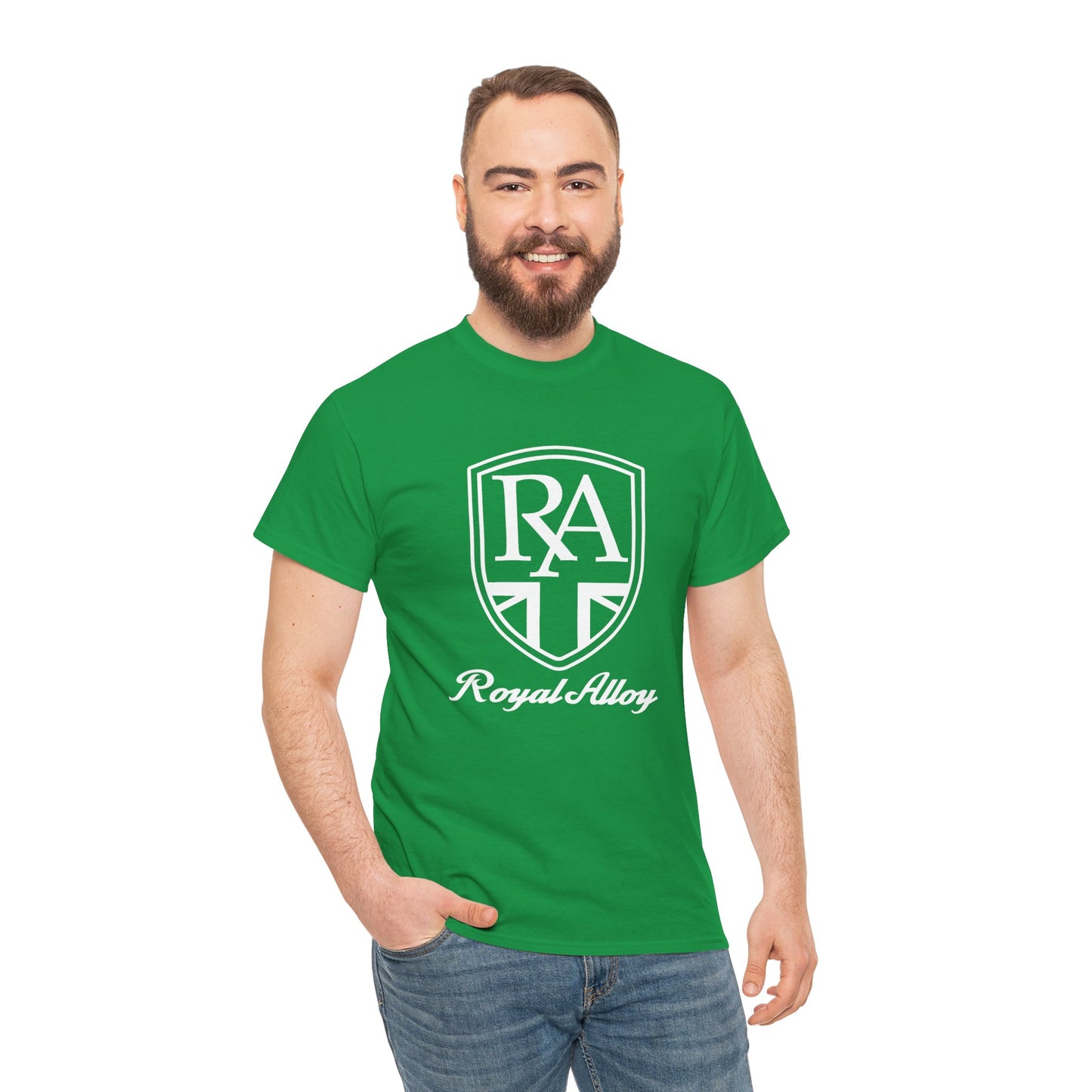 Sleek & Durable: Royal Alloy Scooter Tee in Heavy Cotton