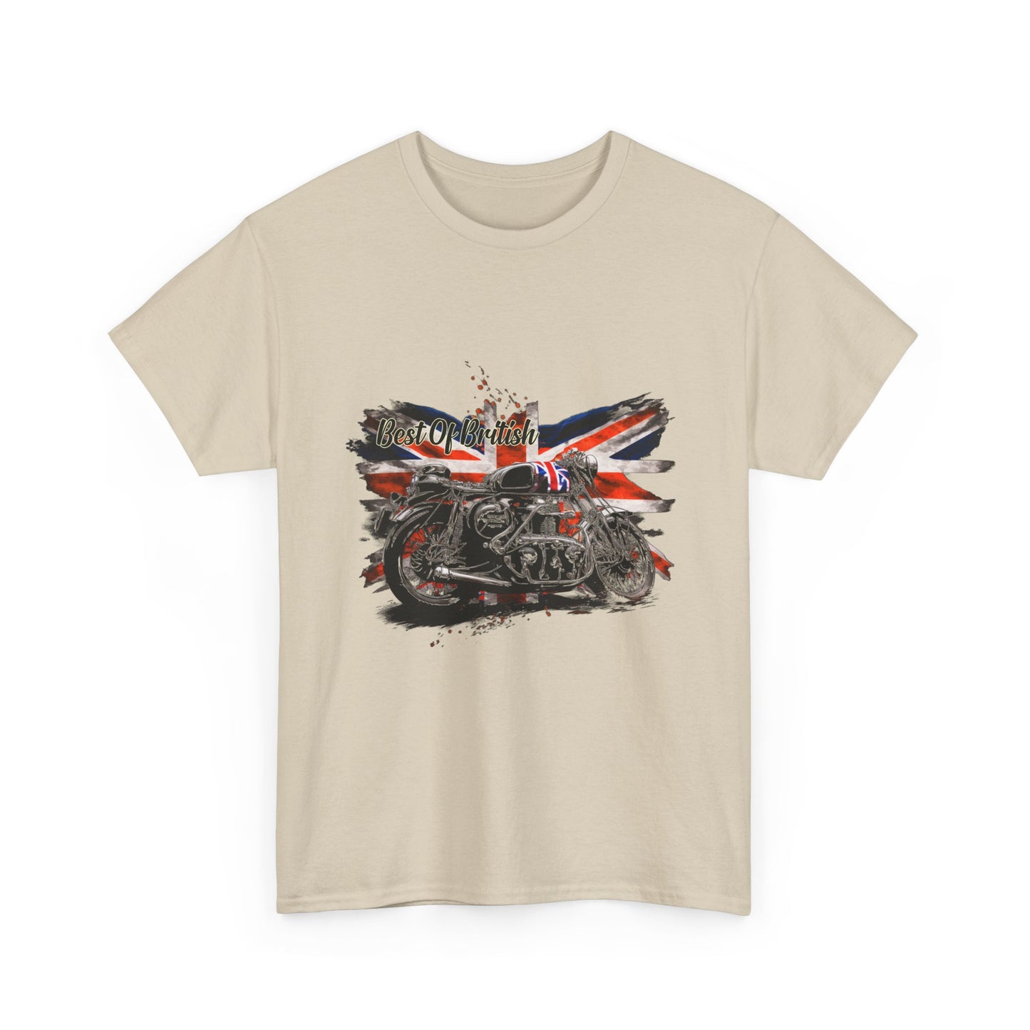 Classic Fit Best of British Biker Shirt - Double-Needle Hems