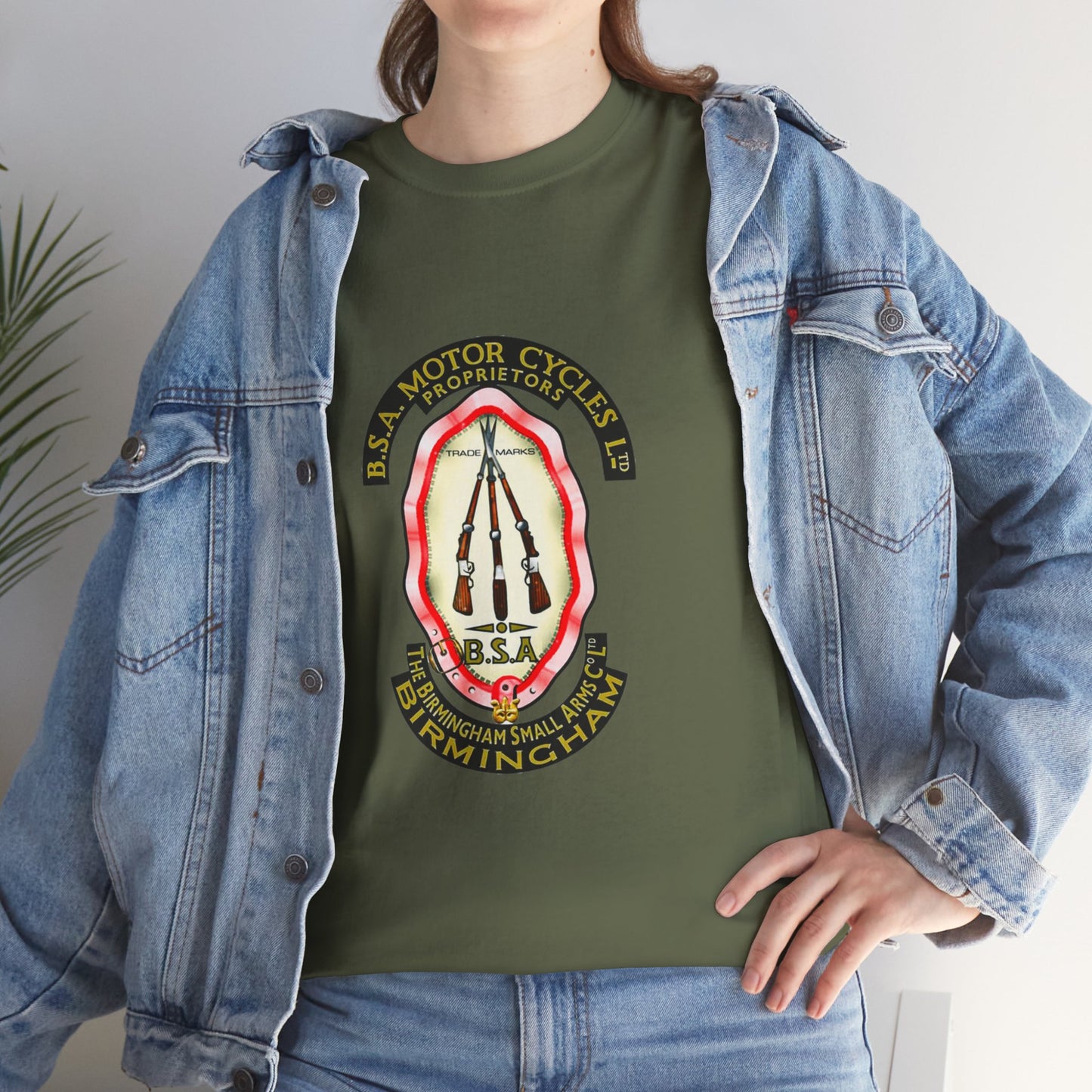 Sporting BSA Rifles T-Shirt - Elegant Design for Outdoor Enthusiasts