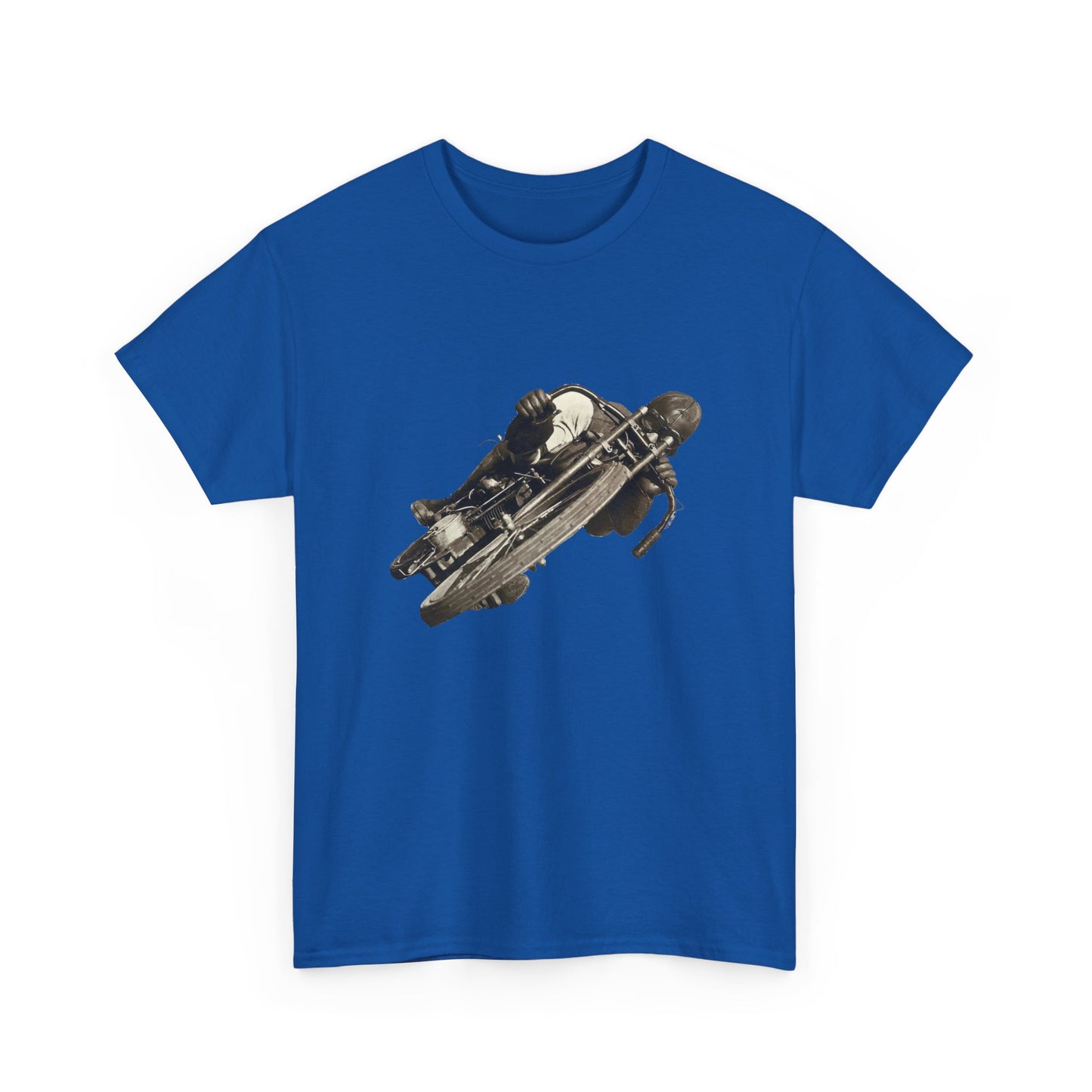 Stay Timeless with Leaning Hard Vintage Biker T-Shirt on Gildan 5000