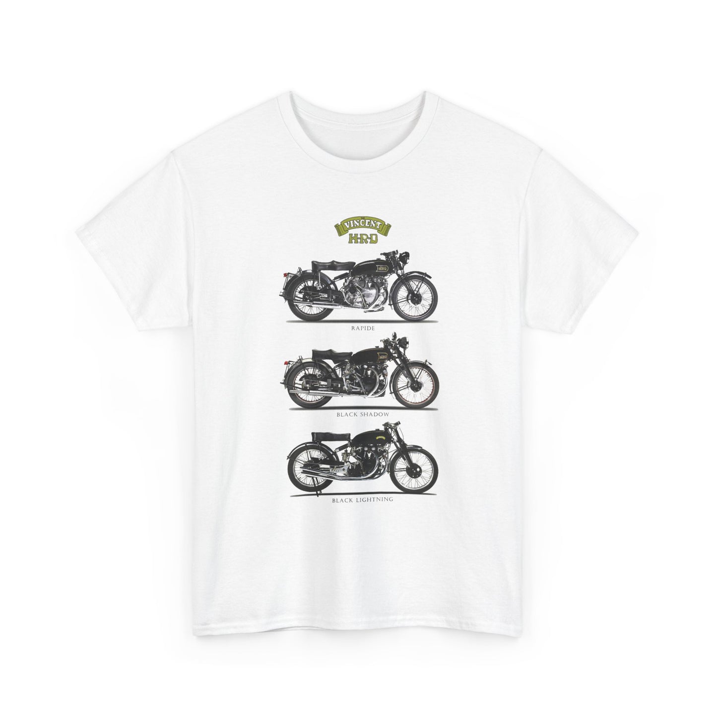 Elevate Your Style with Vincent HRD Vintage Poster Tee with Gildan® 5000's Classic Fit