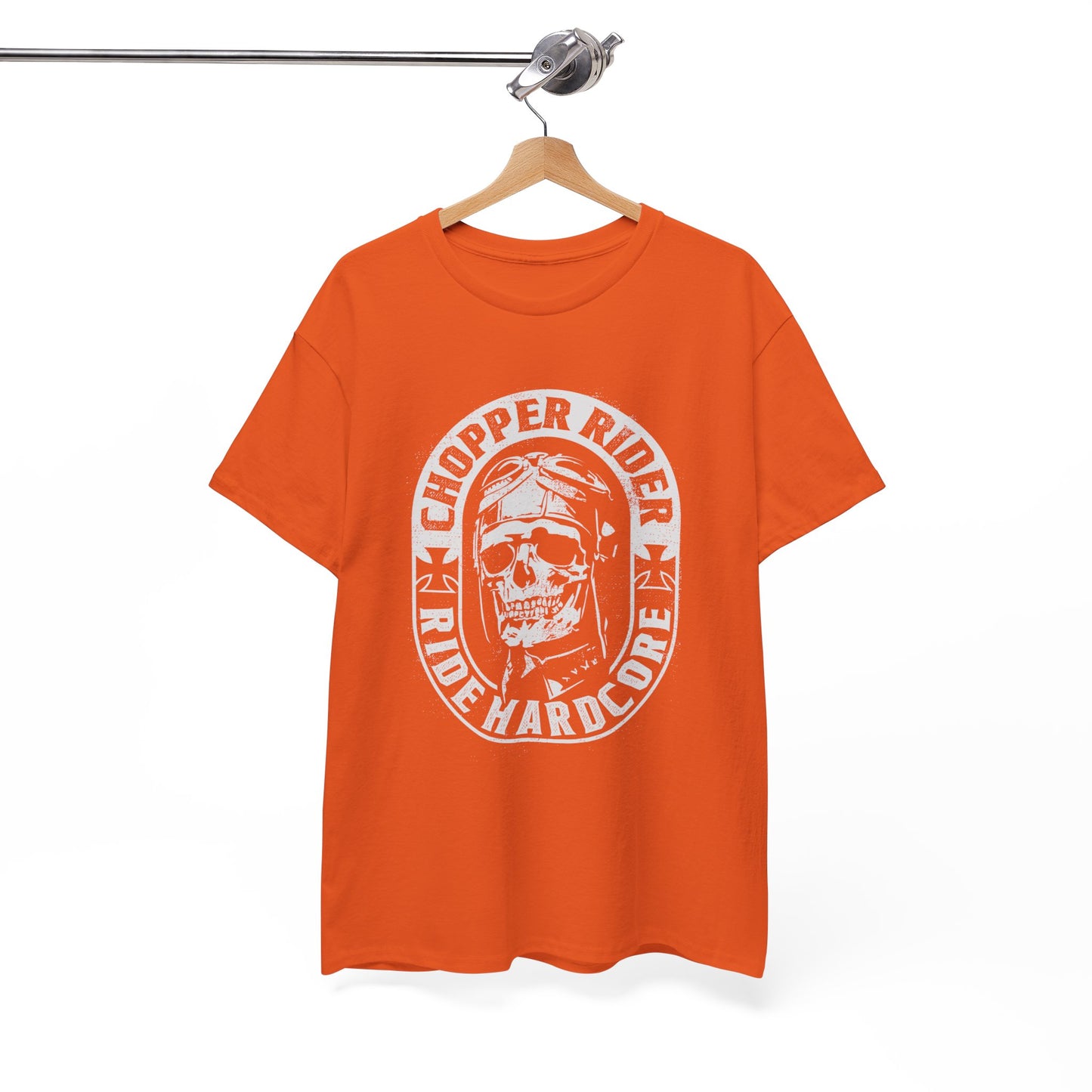 Chopper Rider Motorcycle Tee - Gildan® 5000 Heavy Cotton™, Durable Comfort for Every Ride