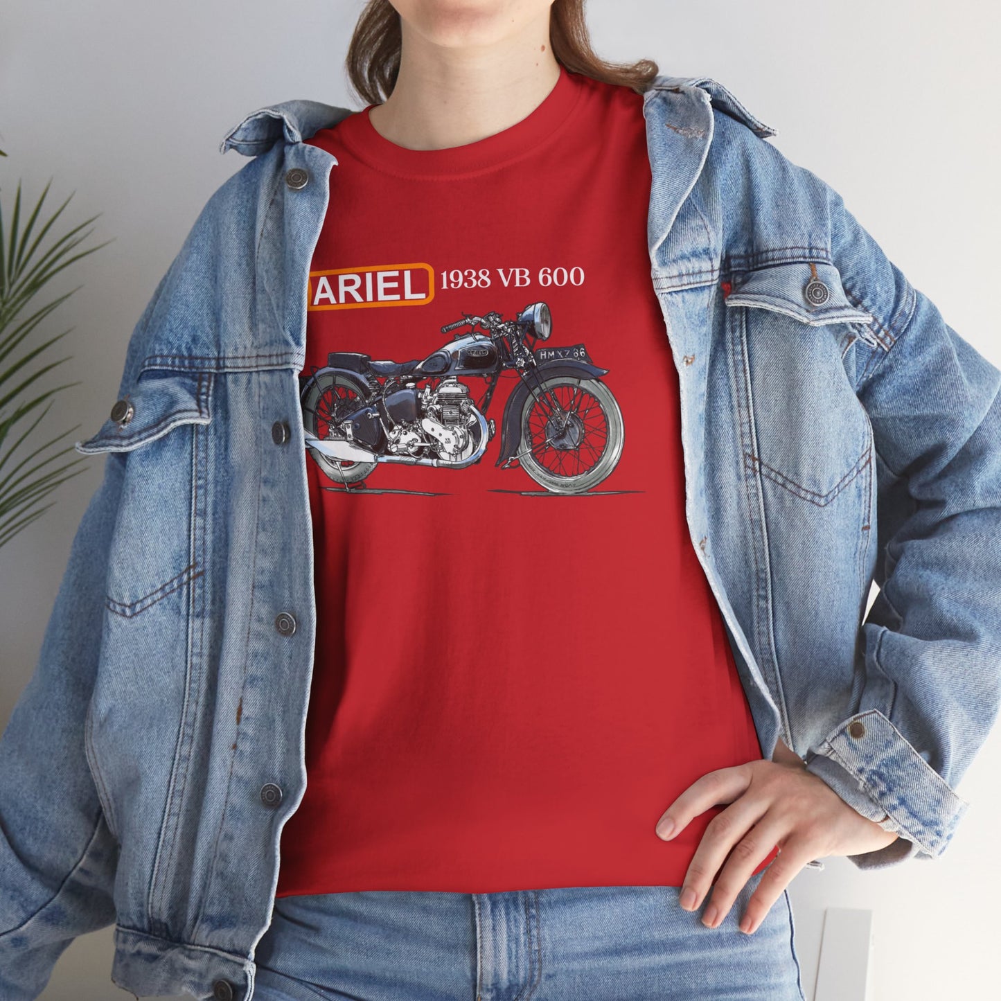 Ariel VB 1938 Vintage Motorcycle T-Shirt - Legendary Style for Riders