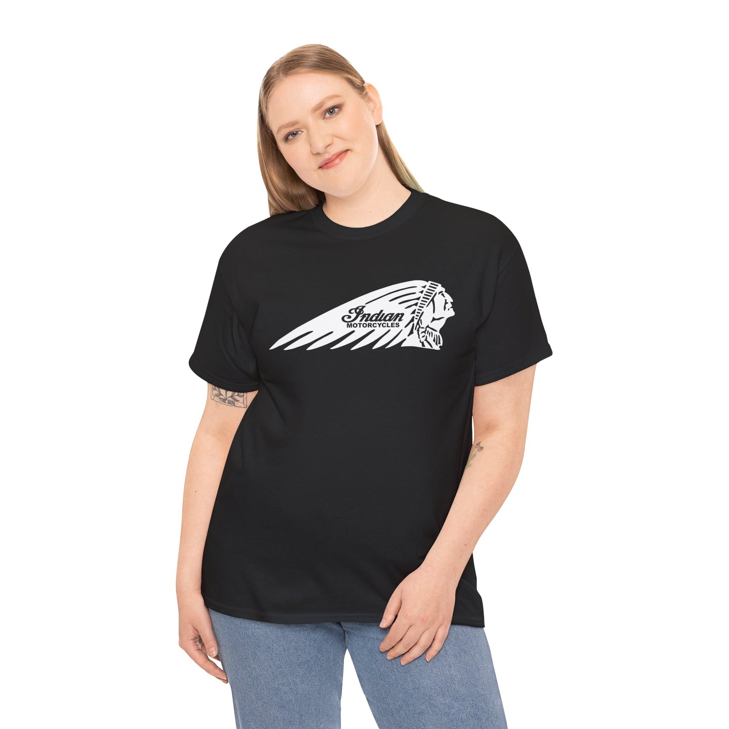 Indian Motorcycles Shirt | Gildan® 5000 Heavy Cotton™, Stylish Comfort for Bikers