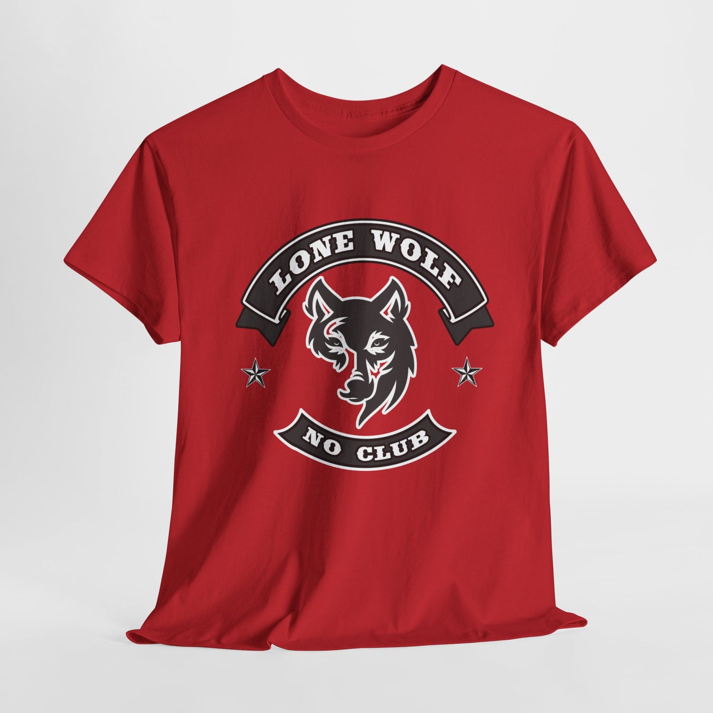 Lone Wolf Tee Shirt - Gildan® 5000 Heavy Cotton™, Classic Fit for the Independent Rider