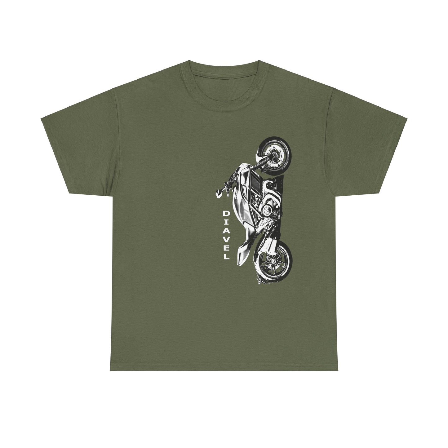 Ducati Diavel Biker T-Shirt | Gildan® 5000 Heavy Cotton™ - Rugged Style, Classic Fit for Motorcycle Lovers