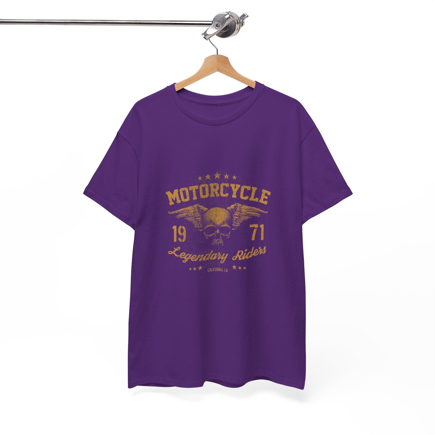 Classic Biker Vibes: Gildan® Heavy Cotton Motorcycle Legend 1971 Shirt