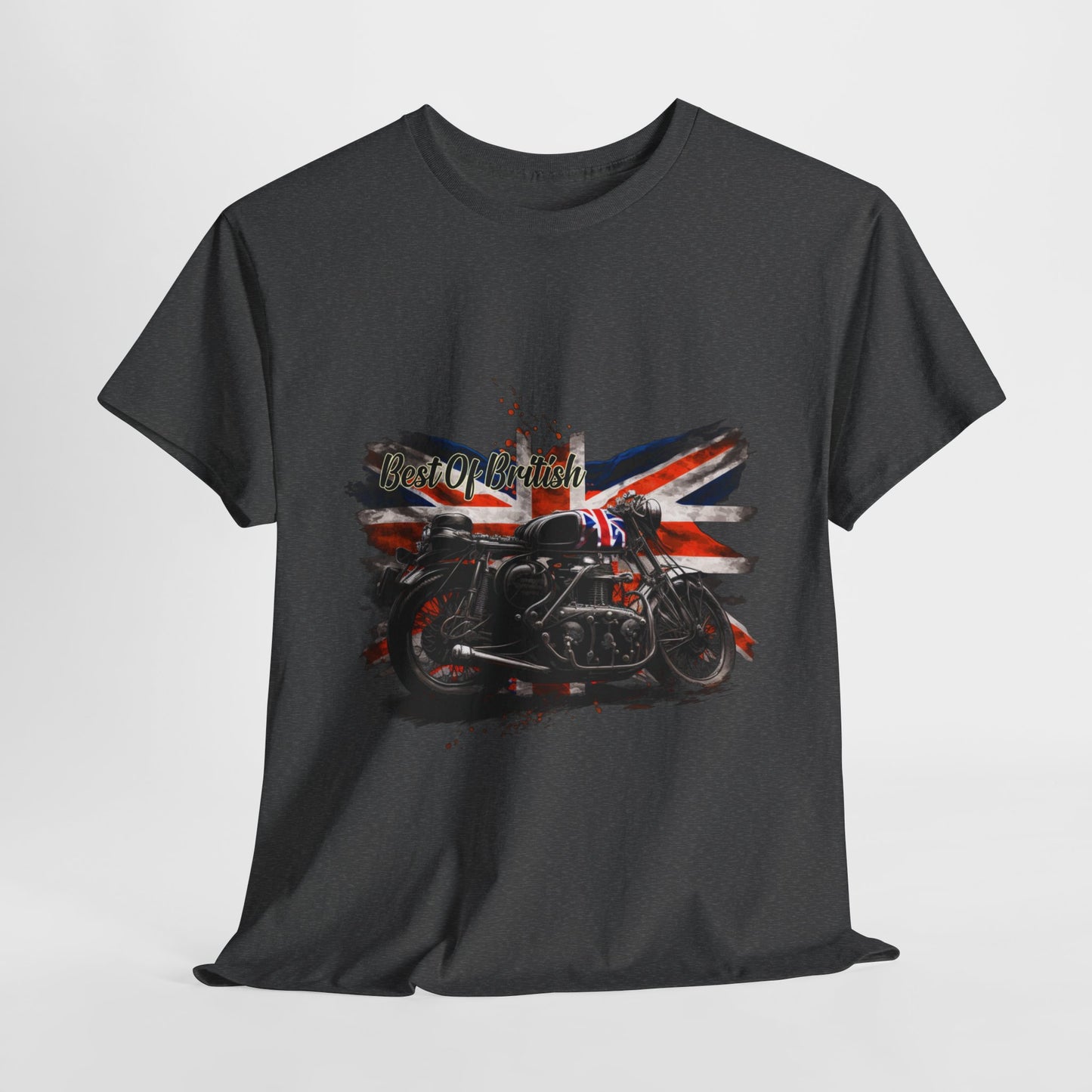 Classic Fit Best of British Biker Shirt - Double-Needle Hems