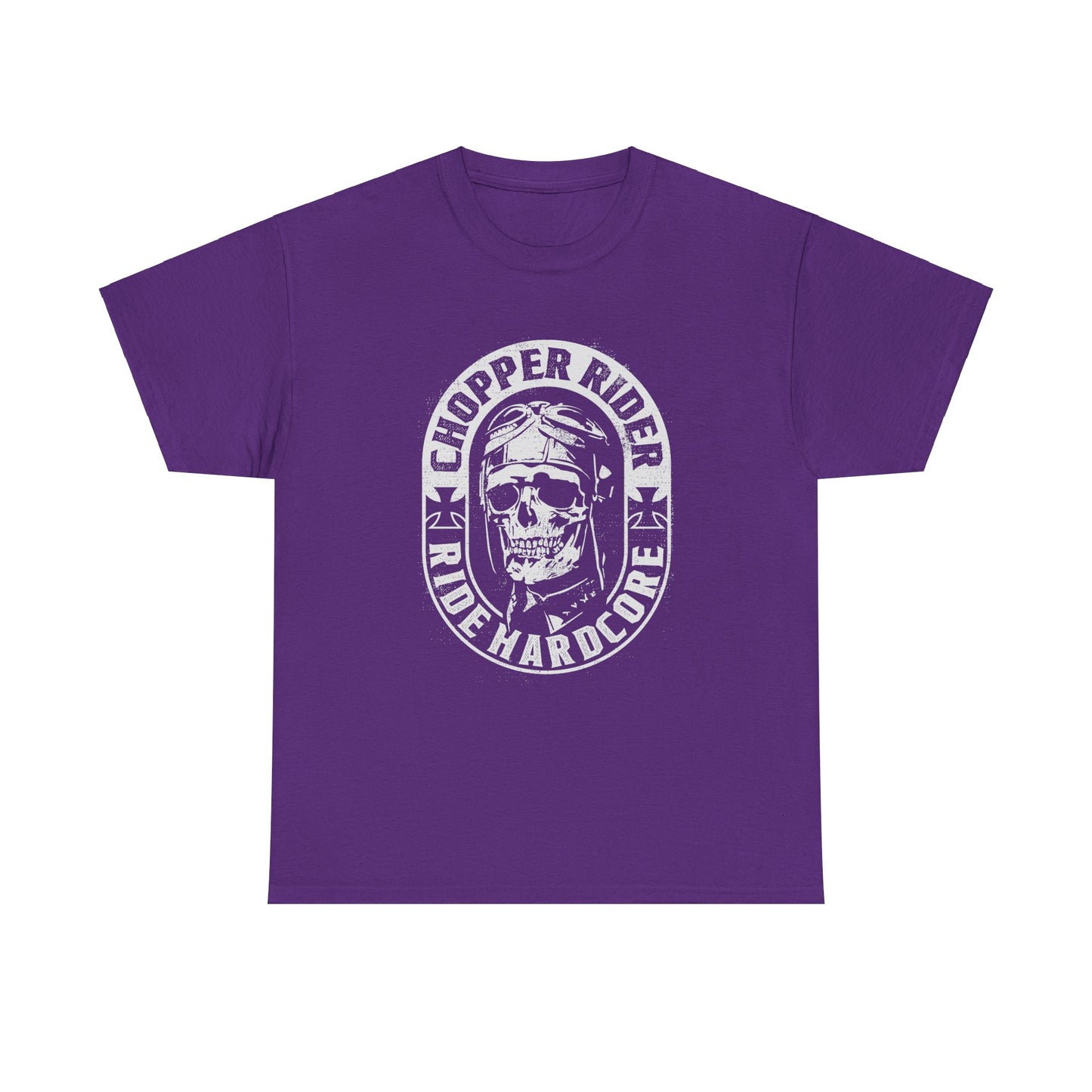 Chopper Rider Motorcycle Tee - Gildan® 5000 Heavy Cotton™, Durable Comfort for Every Ride