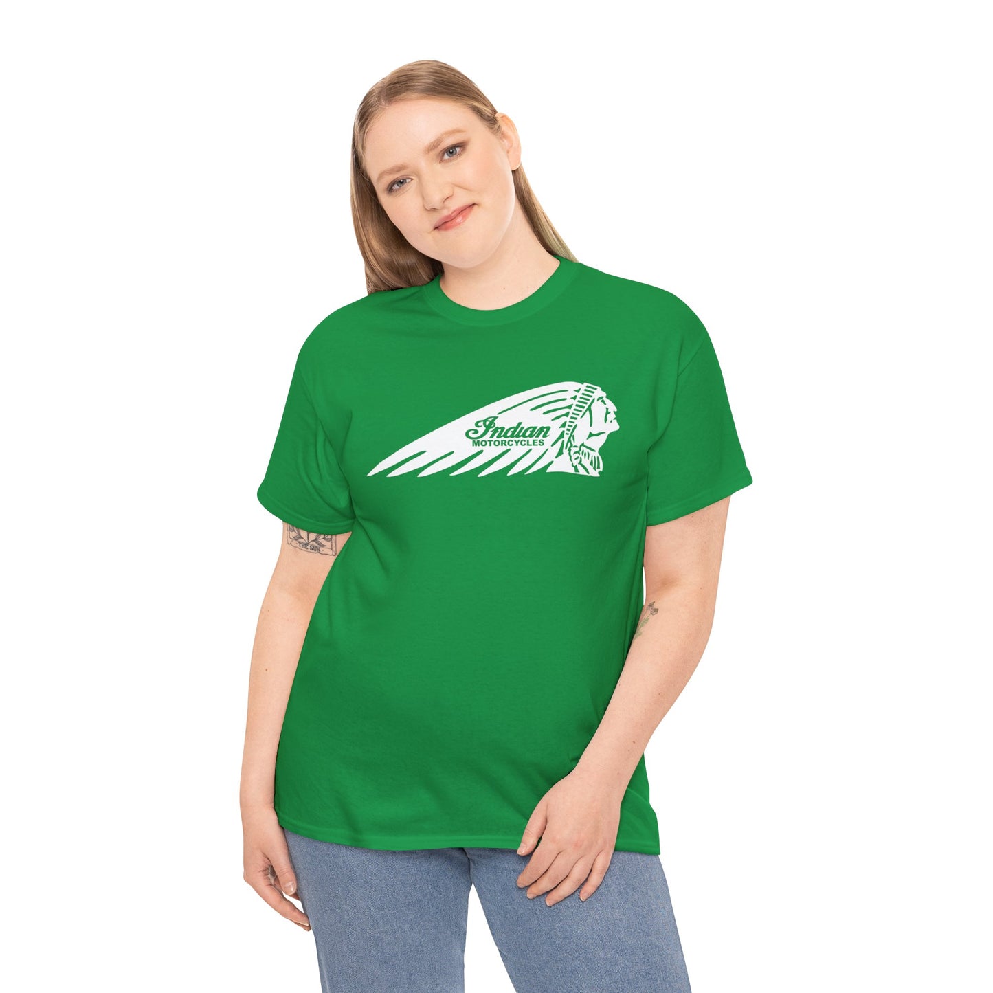 Indian Motorcycles Shirt | Gildan® 5000 Heavy Cotton™, Stylish Comfort for Bikers