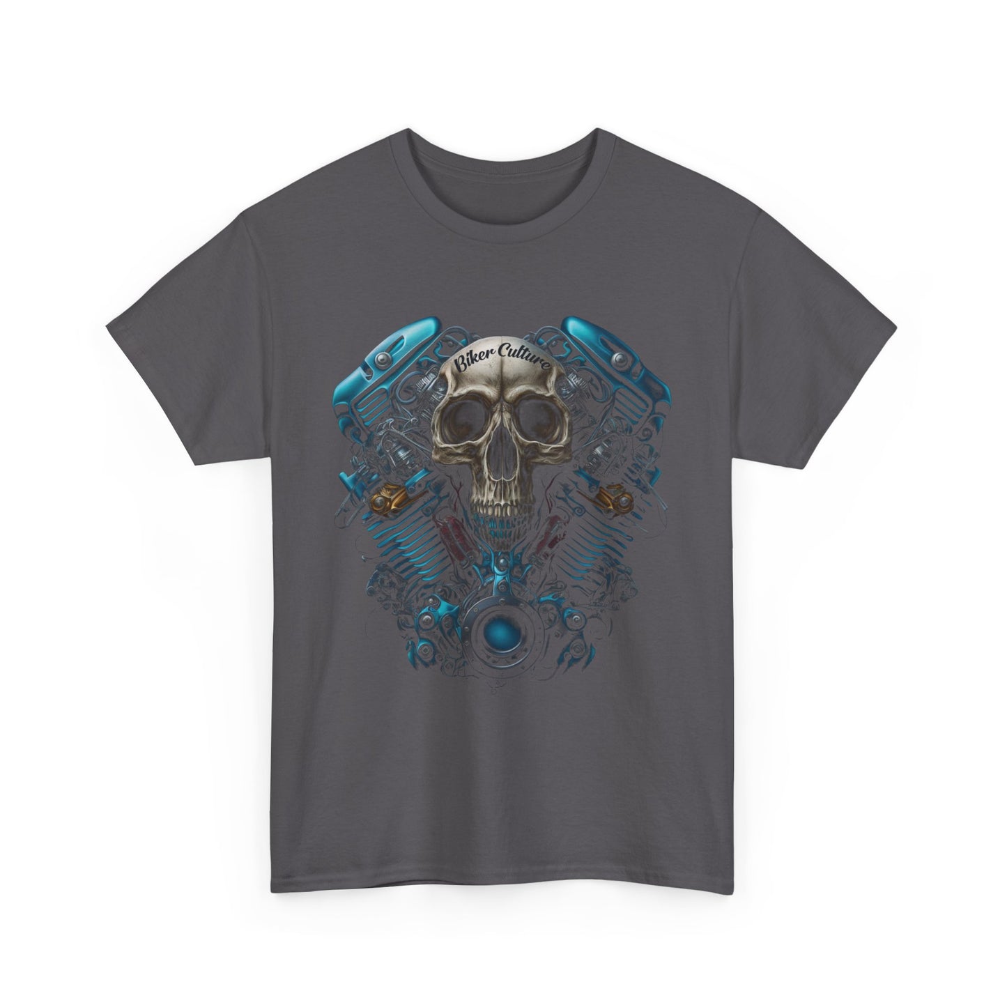 Biker Culture V-Twin Graphic Tee - Made with Midweight Fabric and Classic Fit