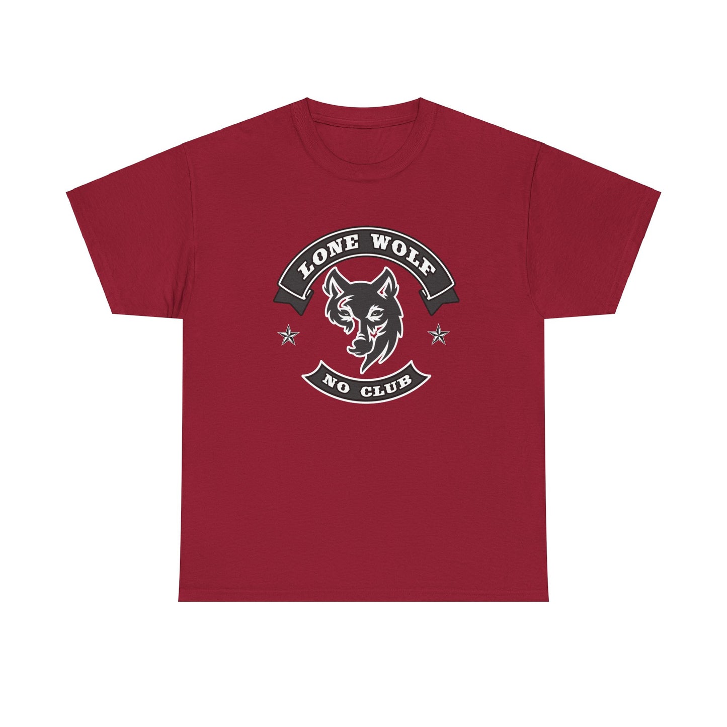 Lone Wolf Tee Shirt - Gildan® 5000 Heavy Cotton™, Classic Fit for the Independent Rider