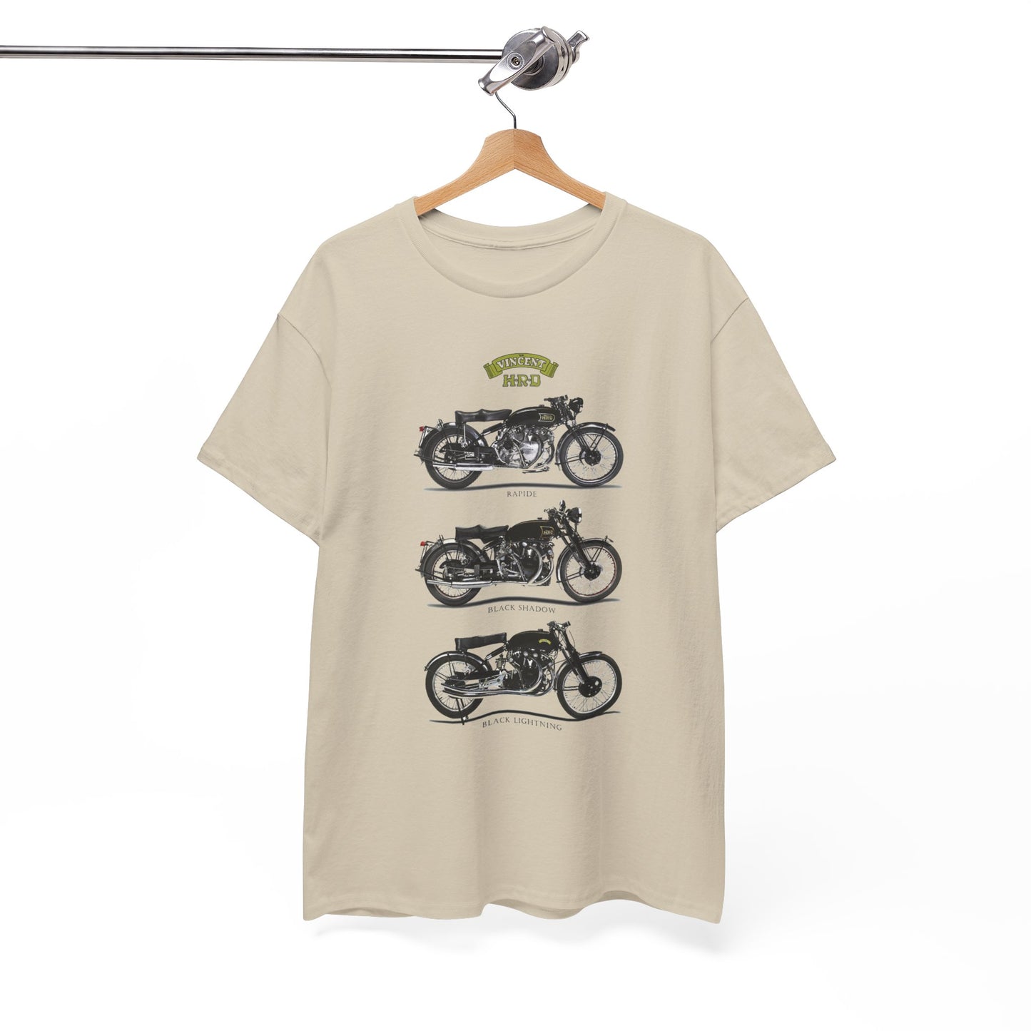 Elevate Your Style with Vincent HRD Vintage Poster Tee with Gildan® 5000's Classic Fit