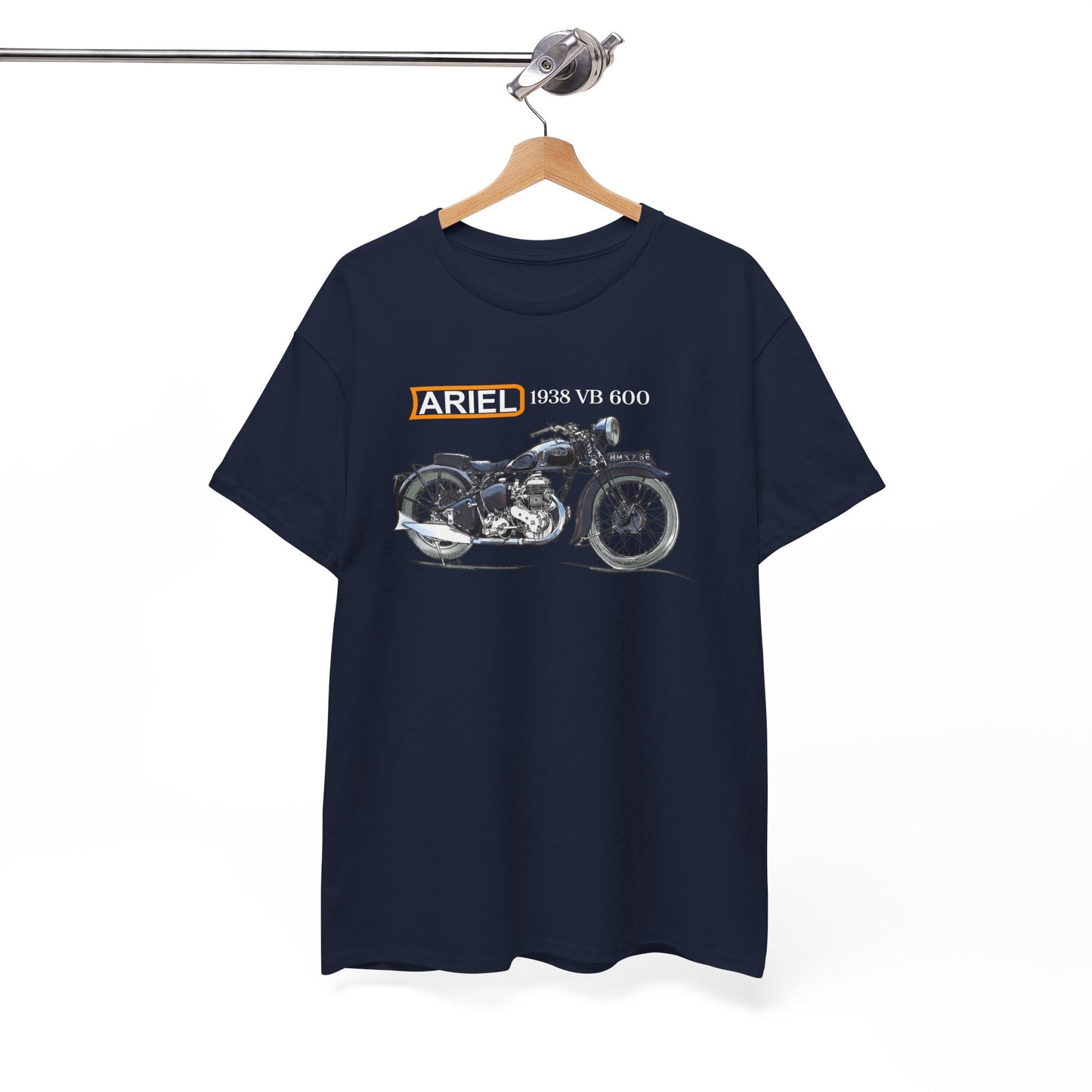 Ariel VB 1938 Vintage Motorcycle T-Shirt - Legendary Style for Riders