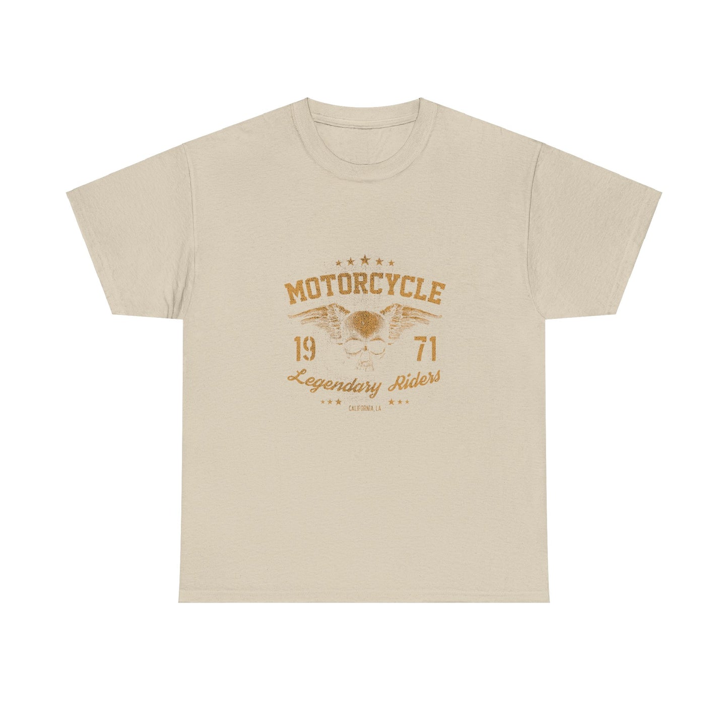 Classic Biker Vibes: Gildan® Heavy Cotton Motorcycle Legend 1971 Shirt