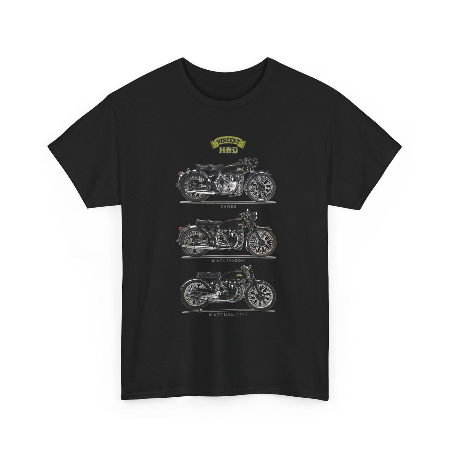 Elevate Your Style with Vincent HRD Vintage Poster Tee with Gildan® 5000's Classic Fit