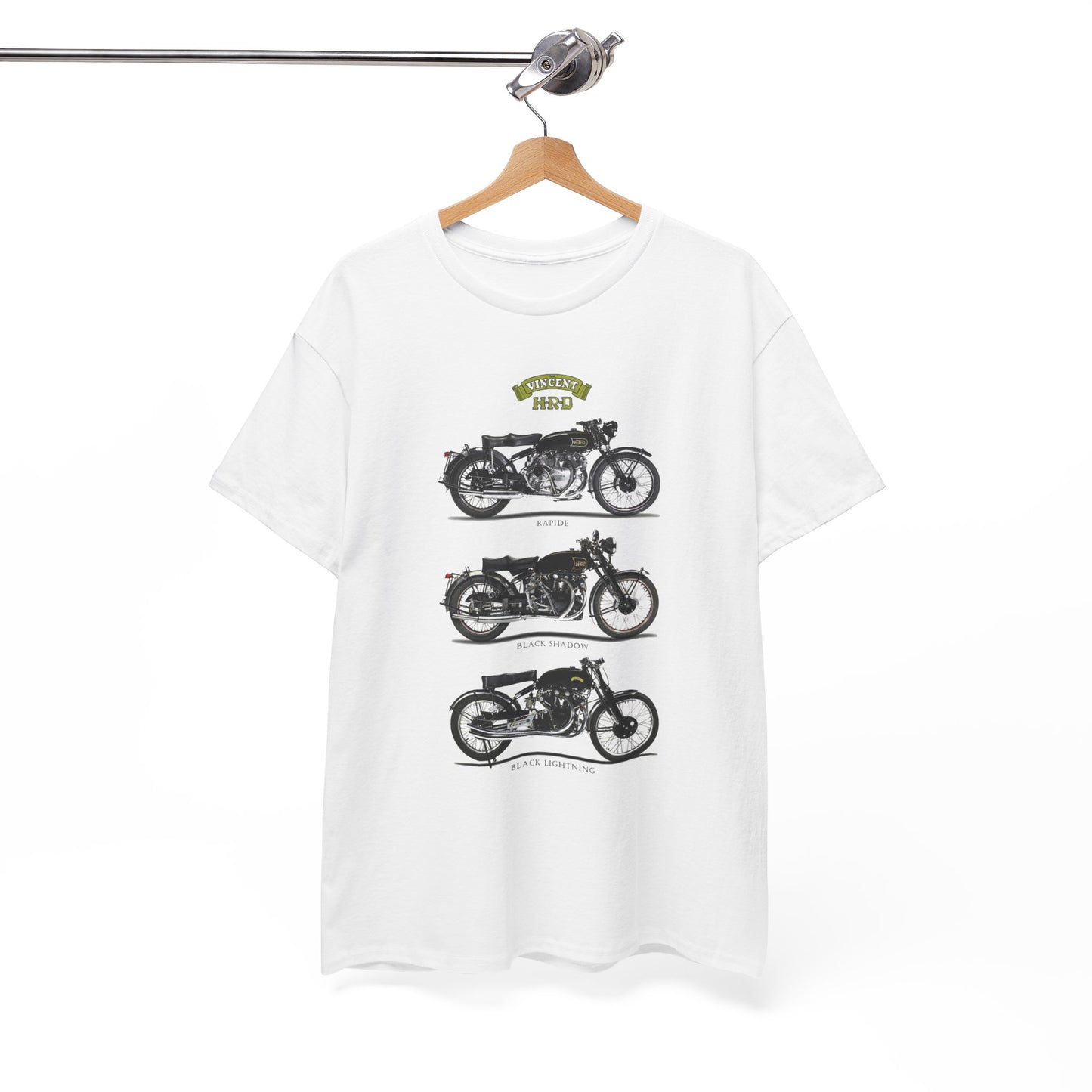 Elevate Your Style with Vincent HRD Vintage Poster Tee with Gildan® 5000's Classic Fit