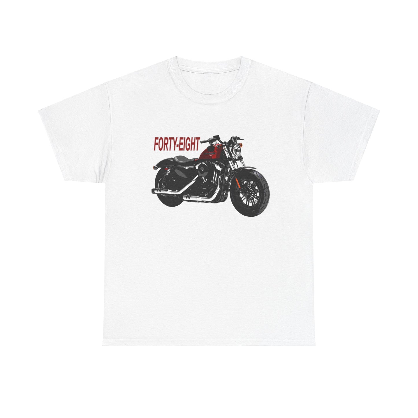Harley Davidson 48 Unisex T-Shirt | Gildan® 5000 Heavy Cotton™ - Stylish & Comfortable, Great for Bikers of All Styles