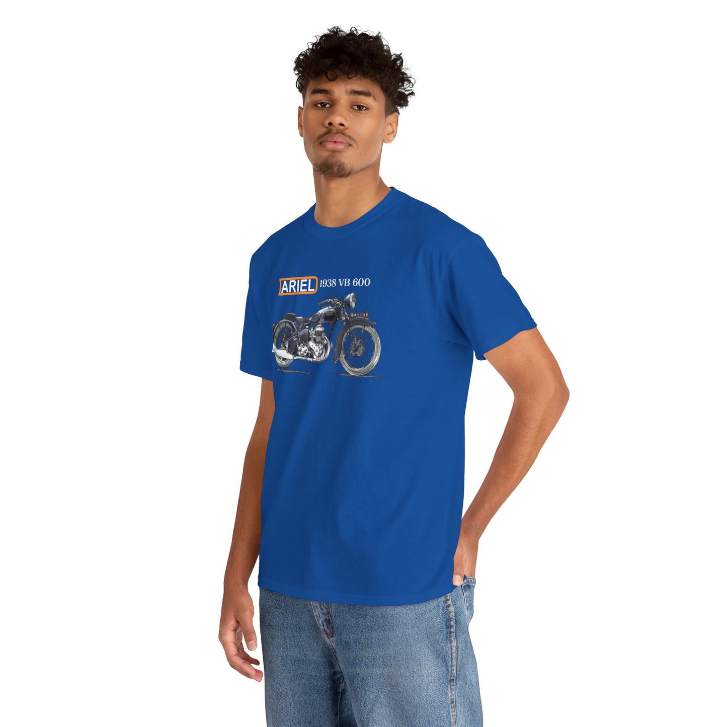 Ariel VB 1938 Vintage Motorcycle T-Shirt - Legendary Style for Riders
