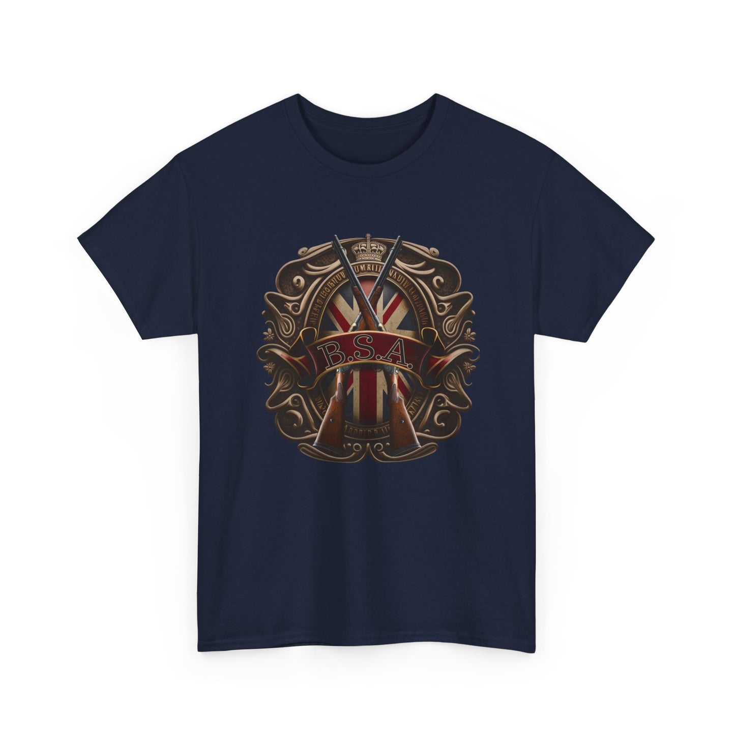 Classic BSA Motorcycles T-Shirt - Gildan® 5000 Heavy Cotton™, Perfect for Riders & Collectors