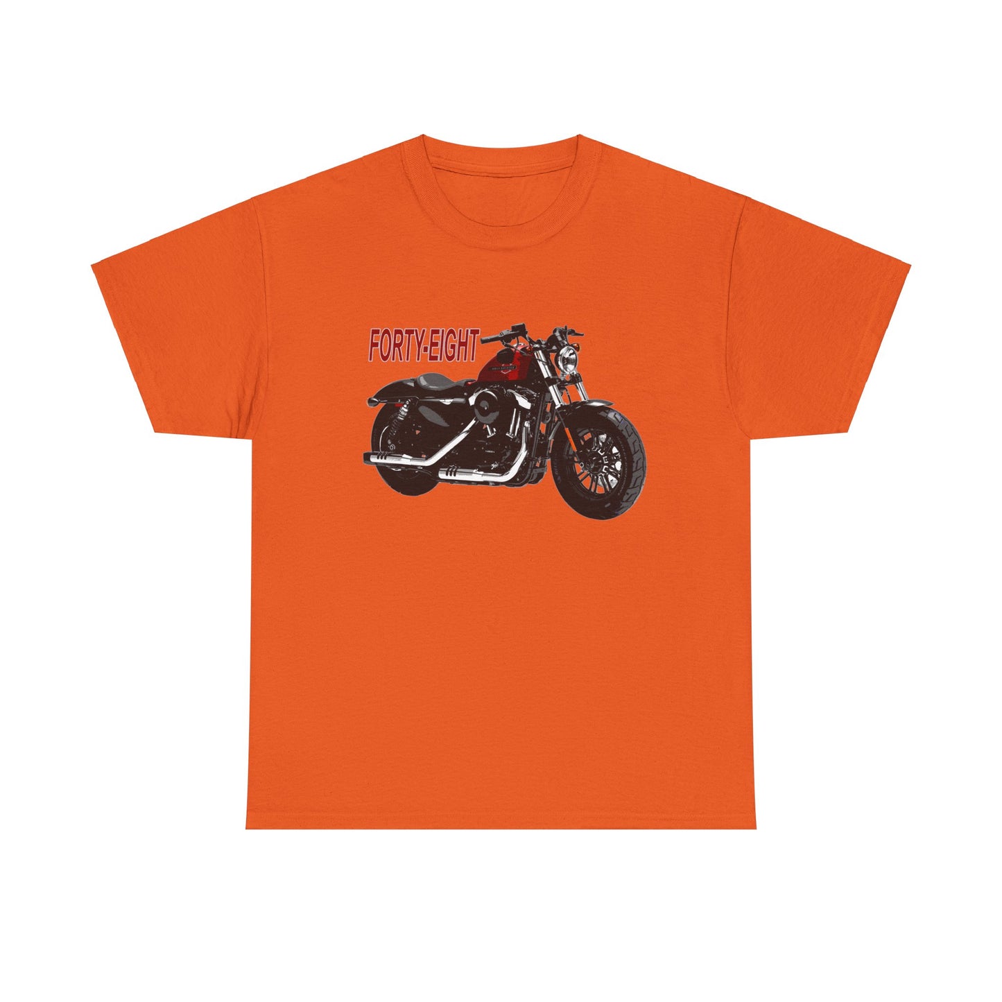 Harley Davidson 48 Unisex T-Shirt | Gildan® 5000 Heavy Cotton™ - Stylish & Comfortable, Great for Bikers of All Styles